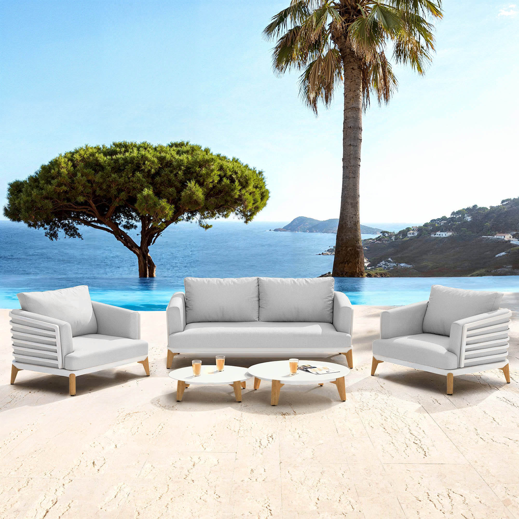 Lounge-set Monte Carlo - 4 Plätze