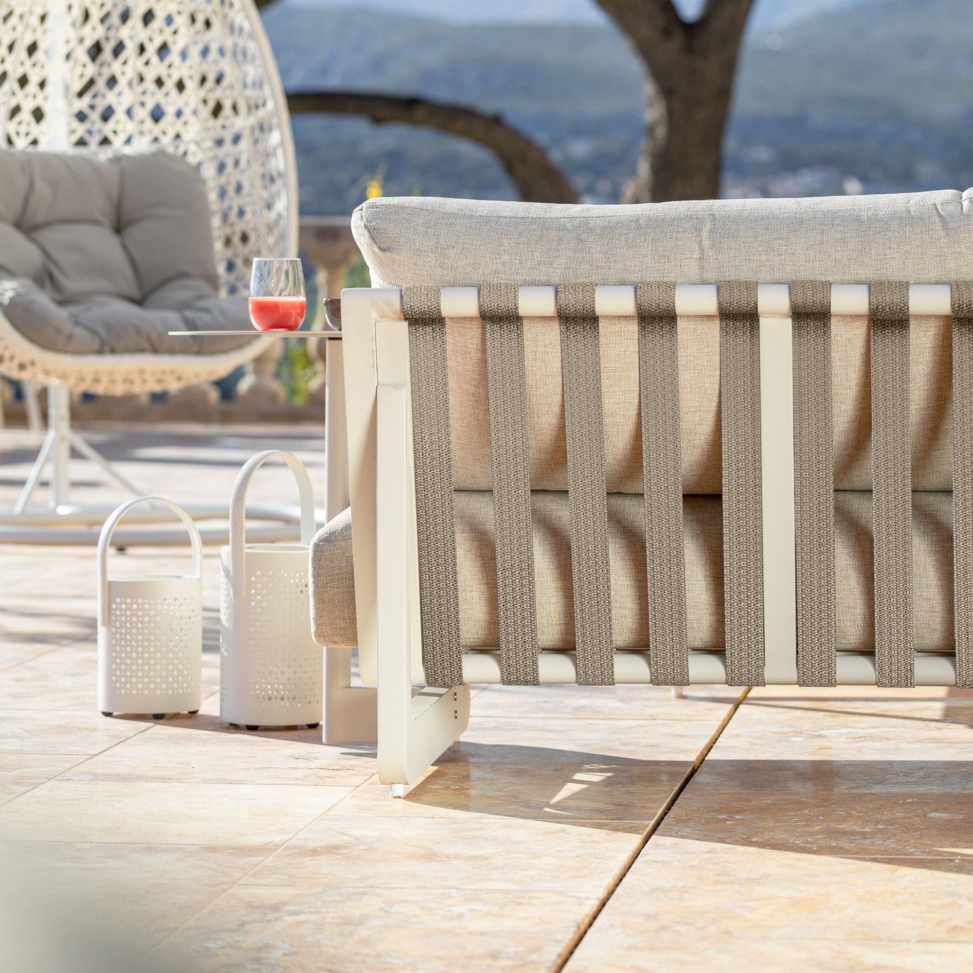 Conjunto de jardim de canto Long Beach - 5 lugares