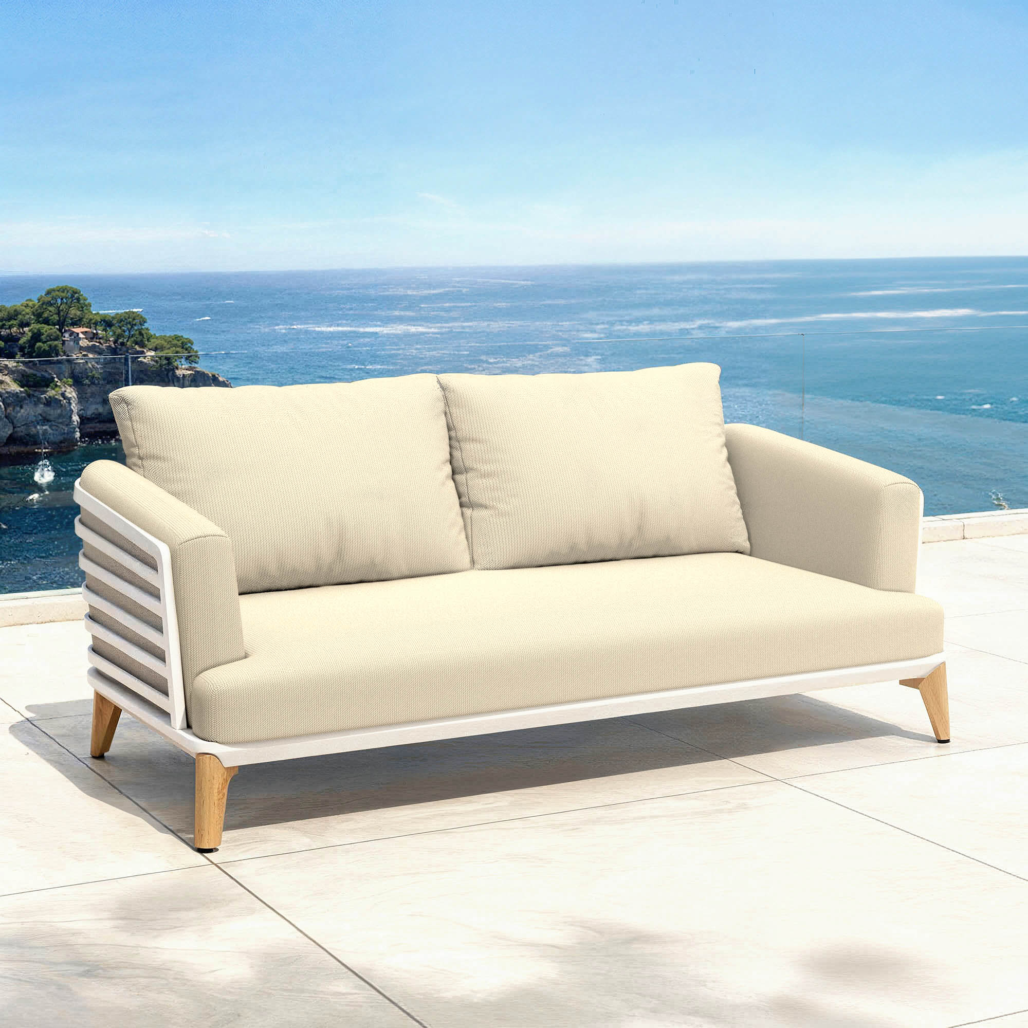 Salon de jardin Monte Carlo - 7 places