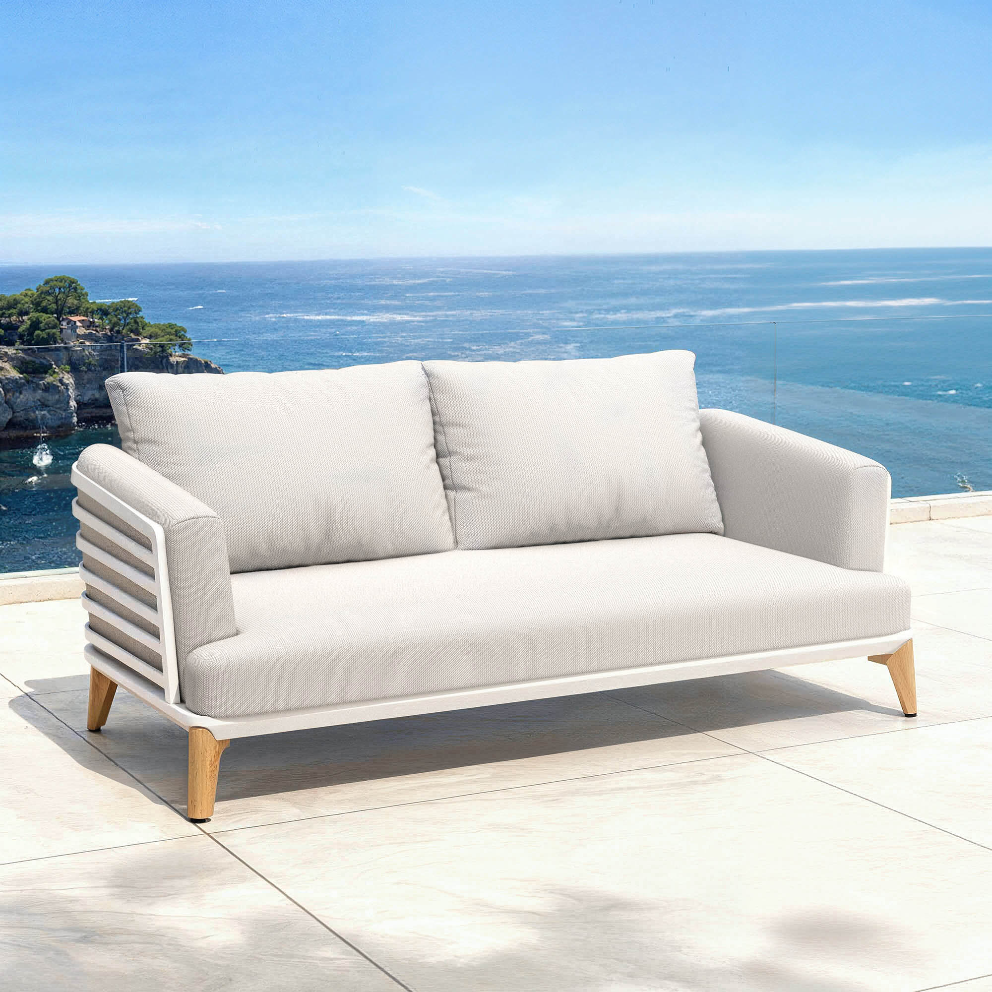 Salon de jardin Monte Carlo - 7 places