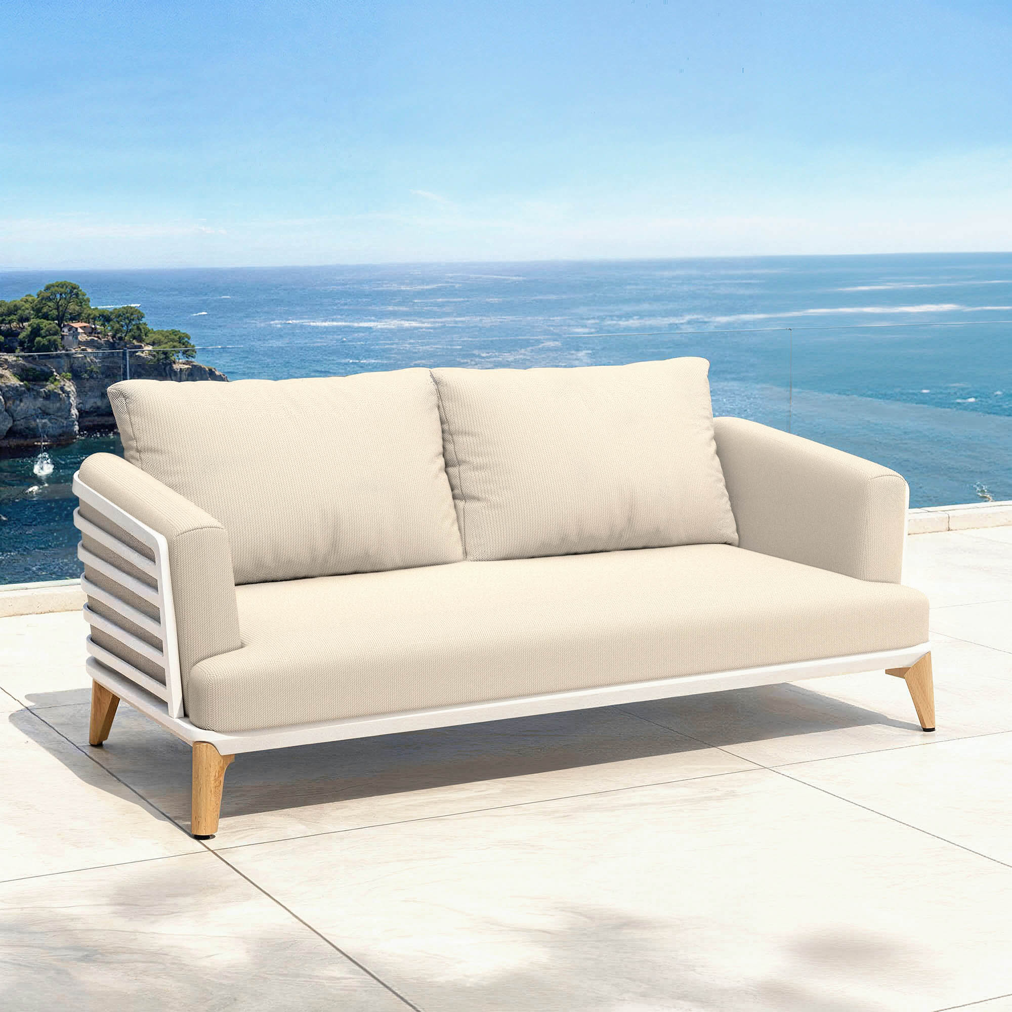 Salon de jardin Monte Carlo - 7 places