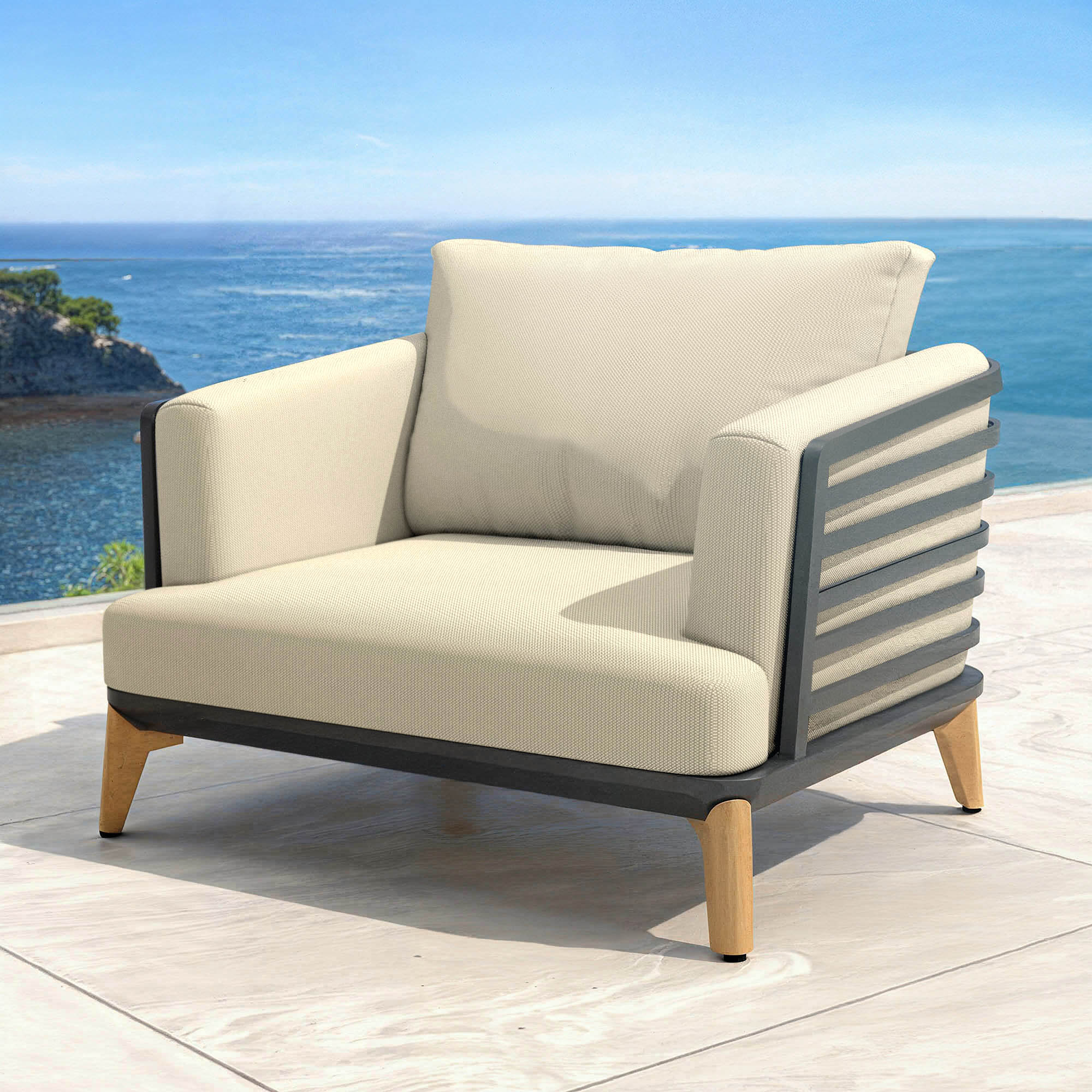 Salon de jardin Monte Carlo - 9 places