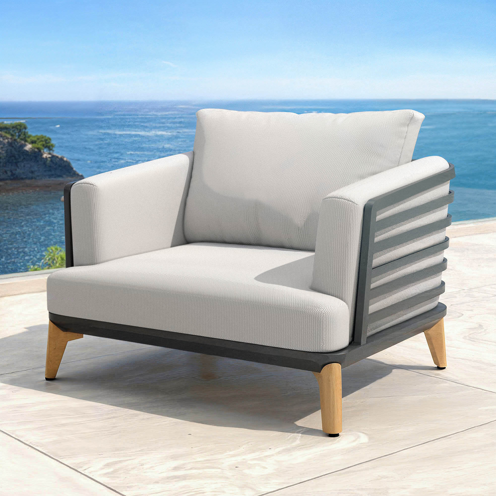 Salon de jardin Monte Carlo - 5 places