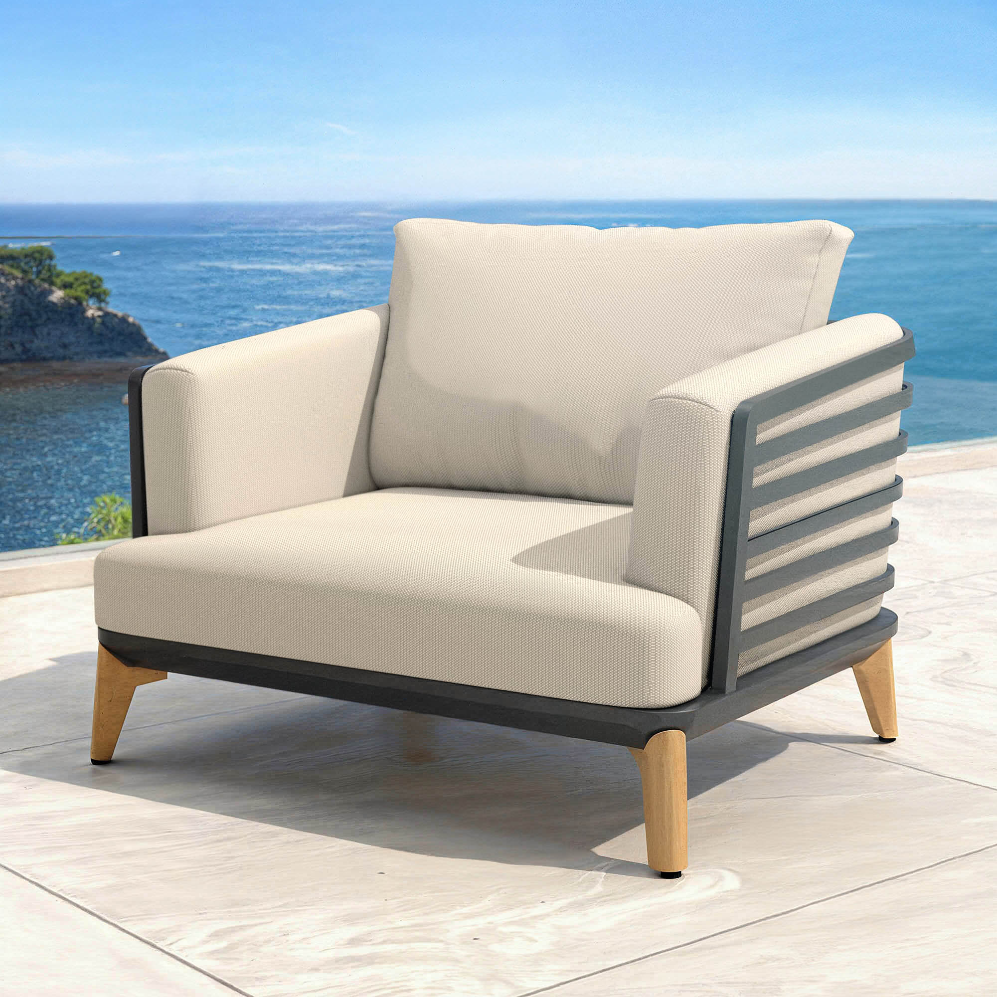 Salon de jardin Monte Carlo - 8 places