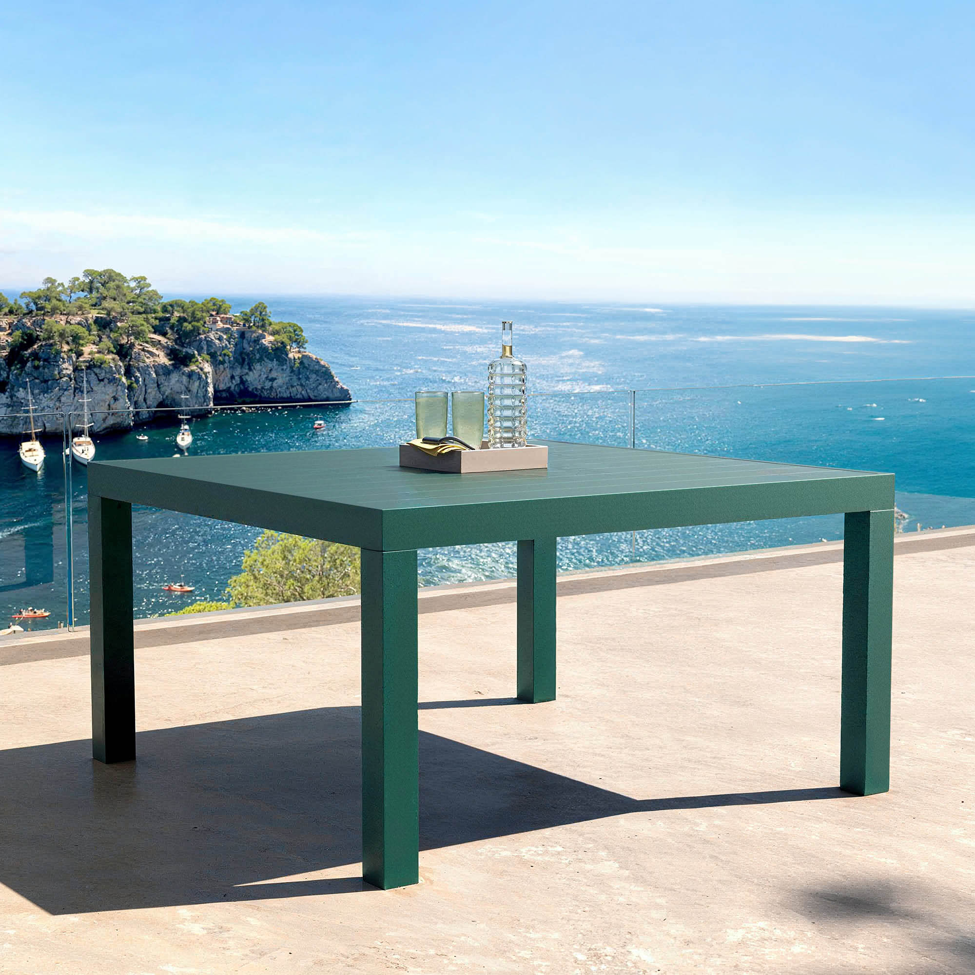 Table de jardin 8 places Aluminium Murano (136 x 136 cm)