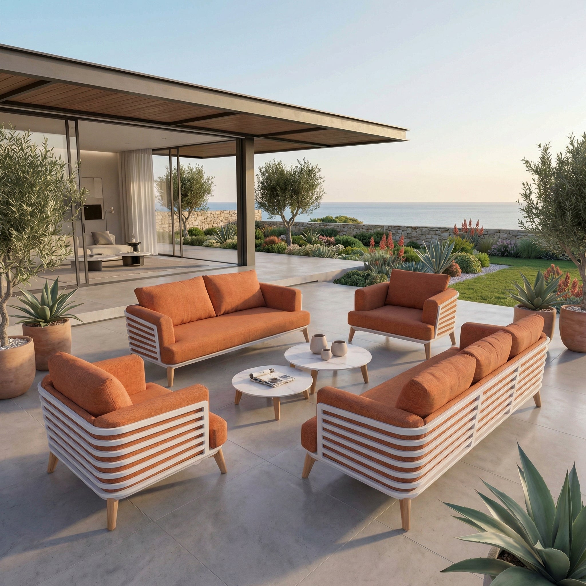 Lounge-set Monte Carlo - 7 Plätze