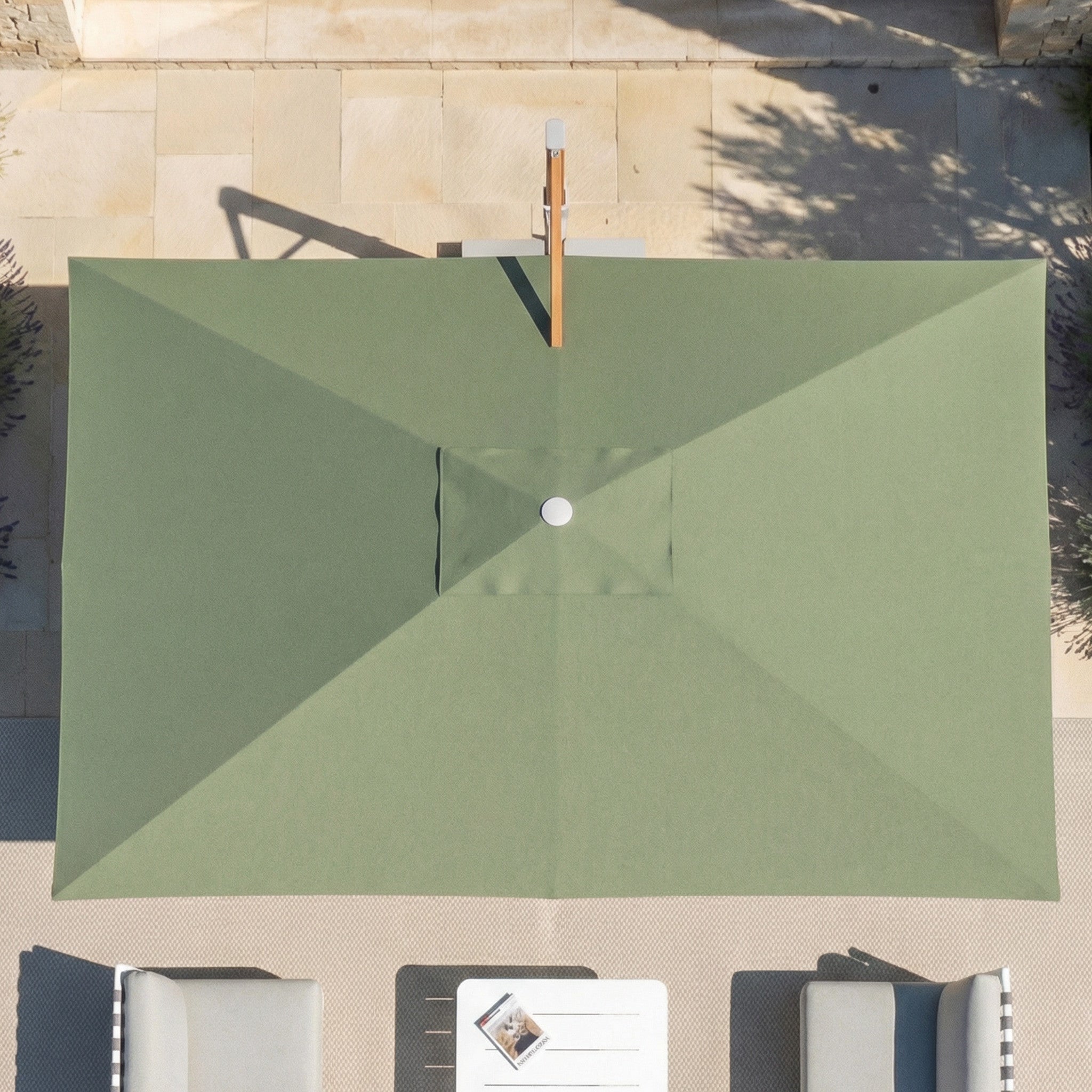 Elyra professional offset parasol (3×4 m)