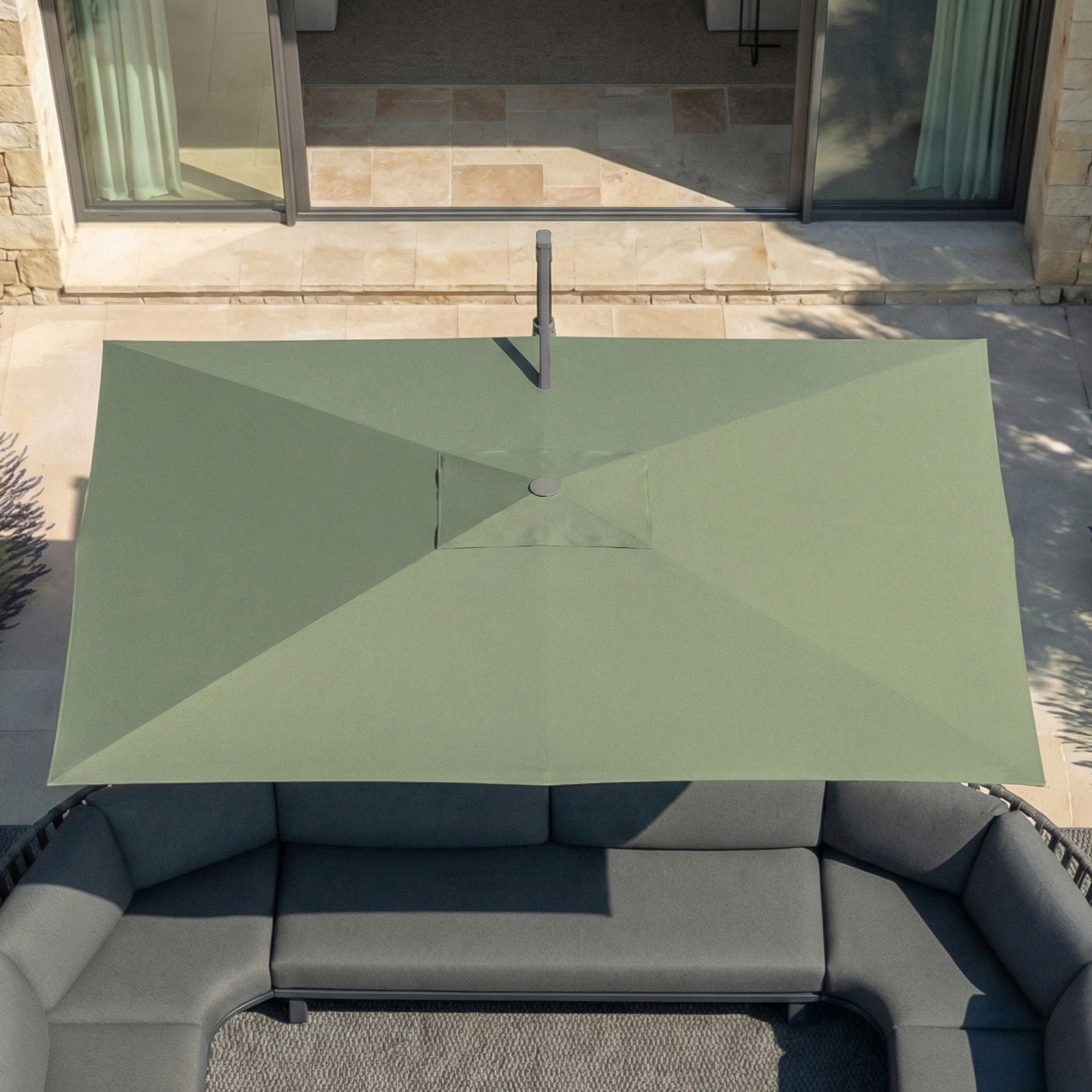 Elyra professional offset parasol (3×4 m)