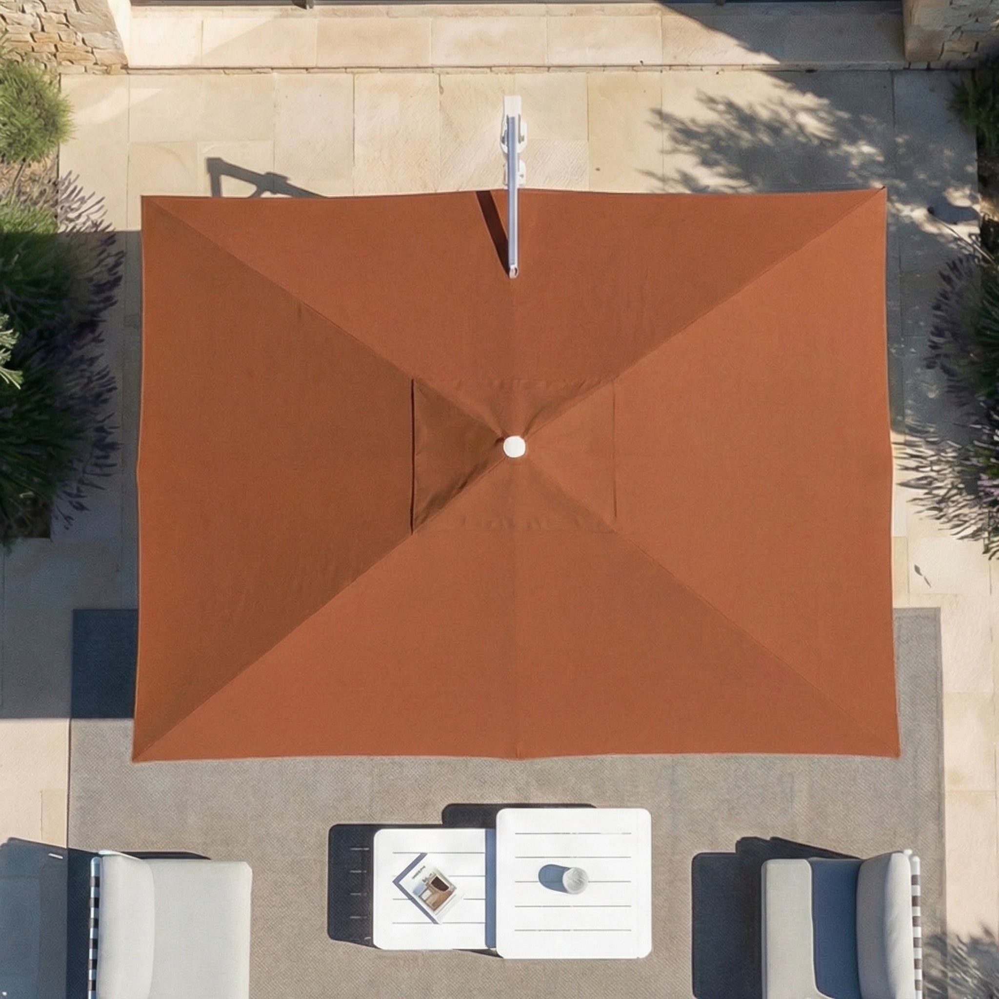 Elyra professional offset parasol (3×4 m)