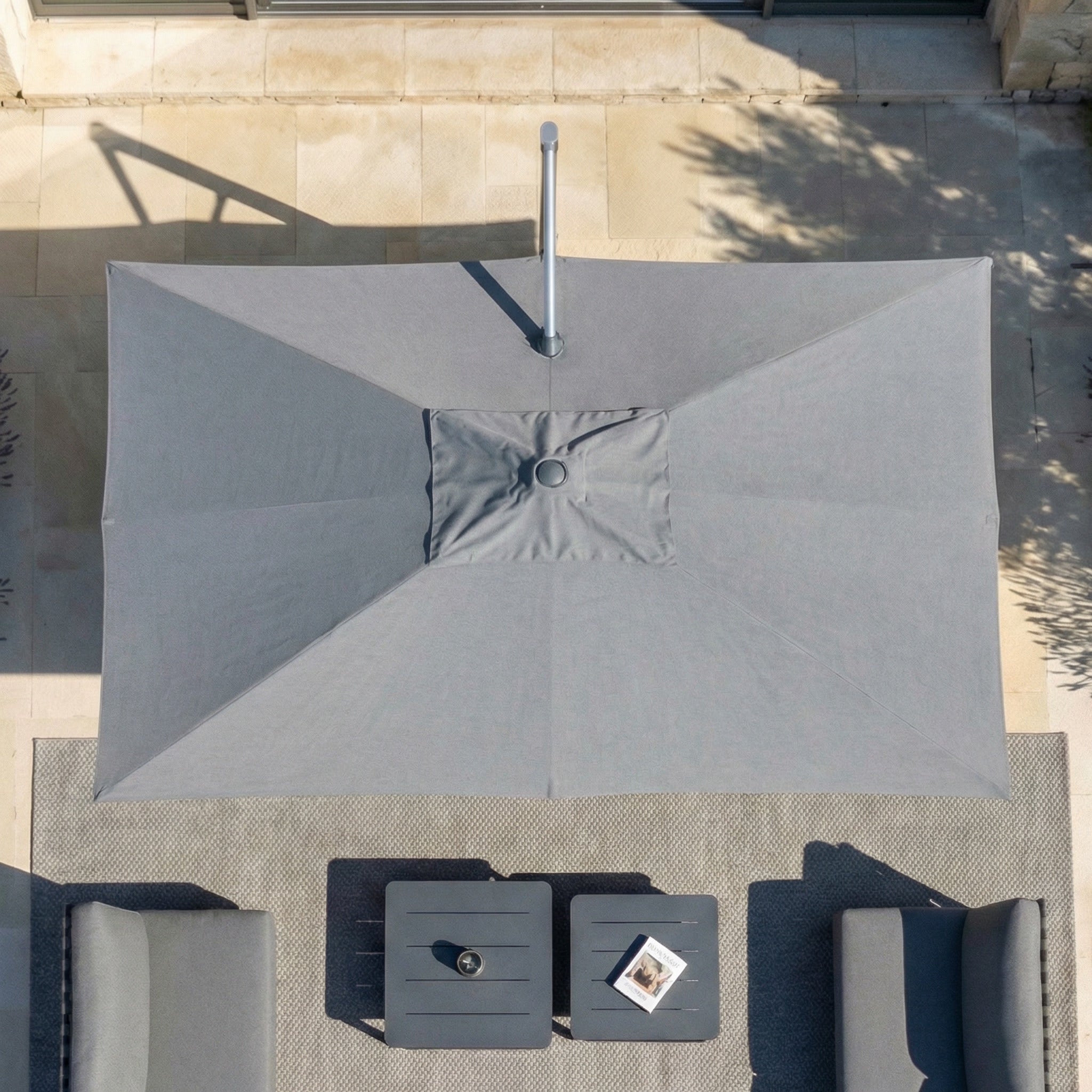 Elyra professional offset parasol (3×4 m)