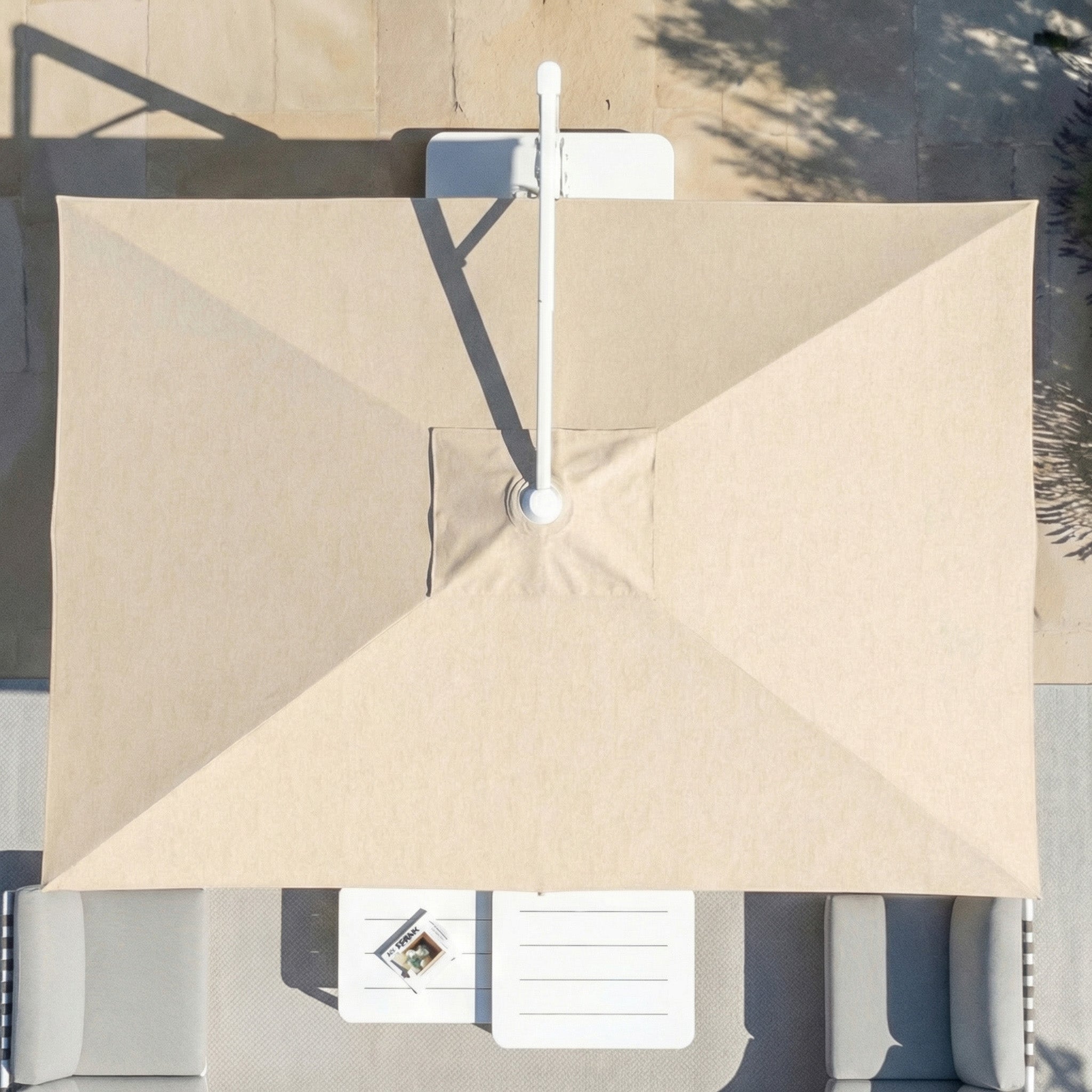 Elyra professional offset parasol (3×4 m)