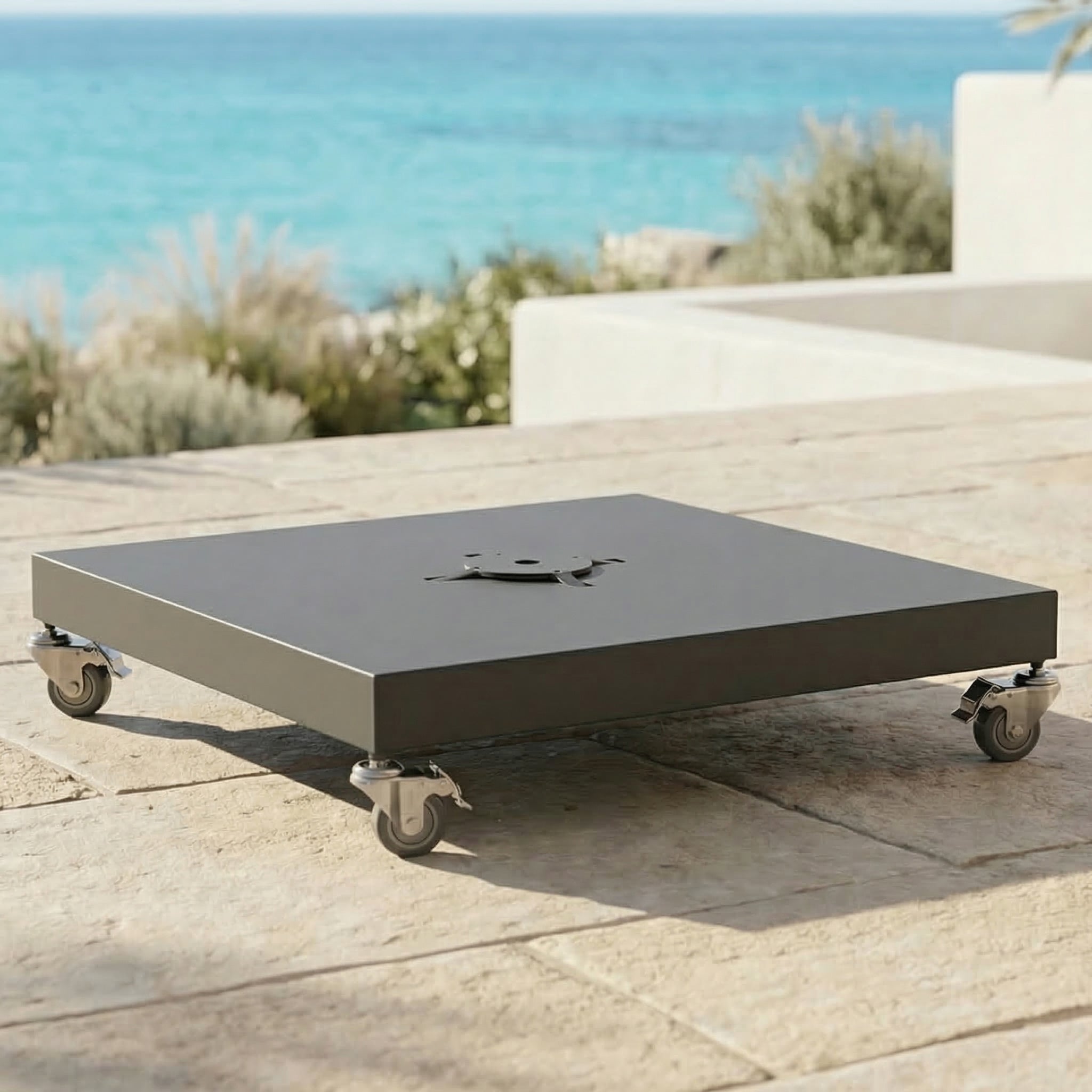 Rolling base for Elyra parasol