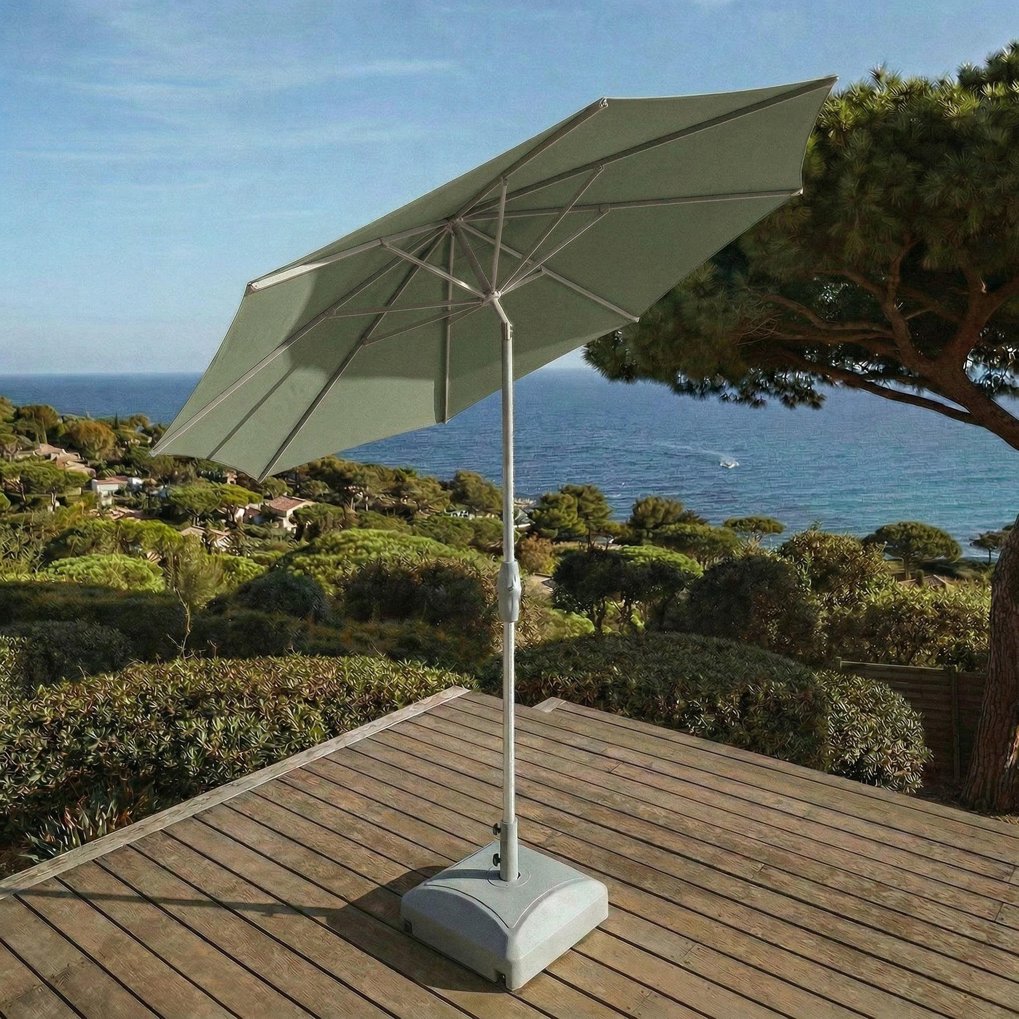 Profi-Sonnenschirm rund Elyra (Ø 3,3 m)