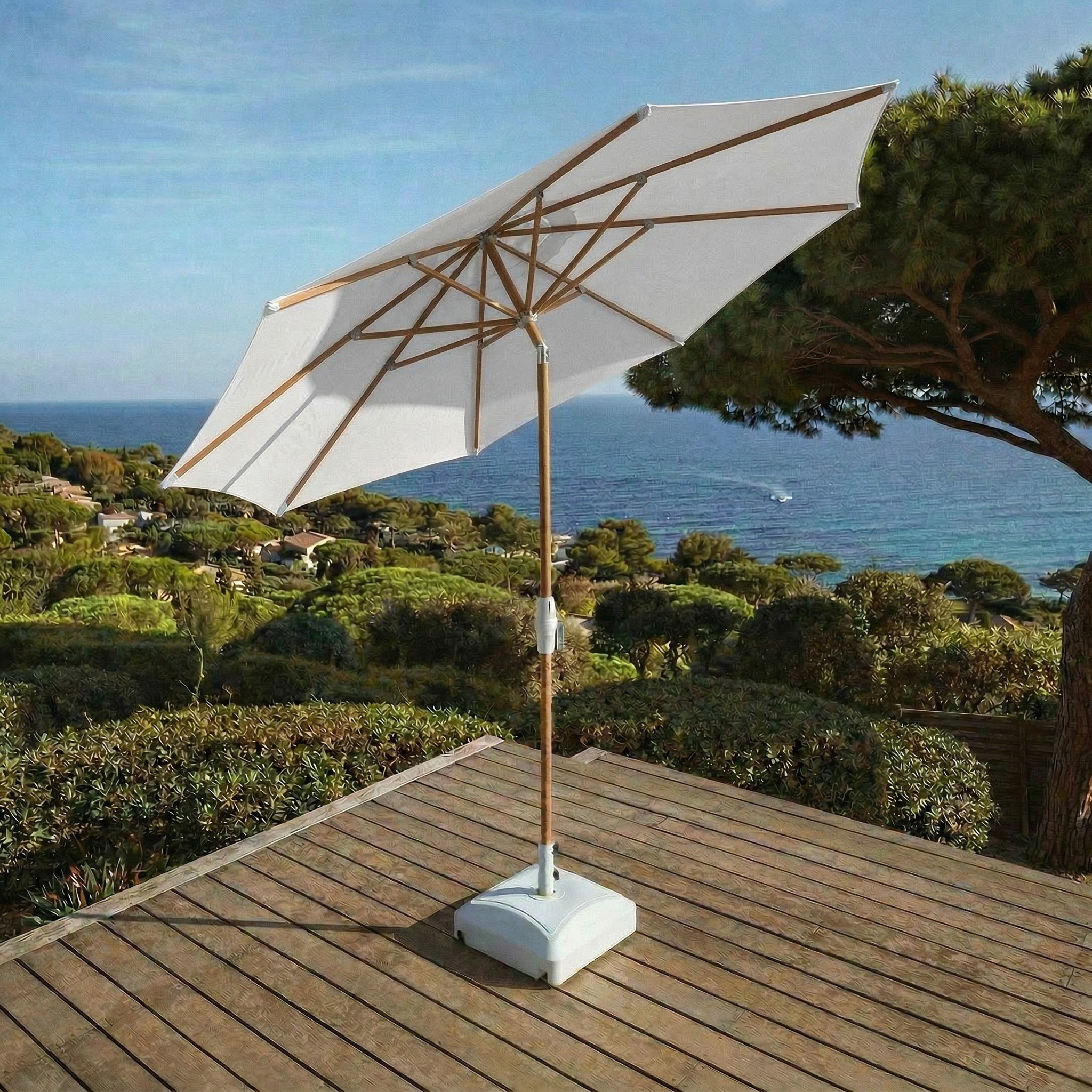 Profi-Sonnenschirm rund Elyra (Ø 3,3 m)