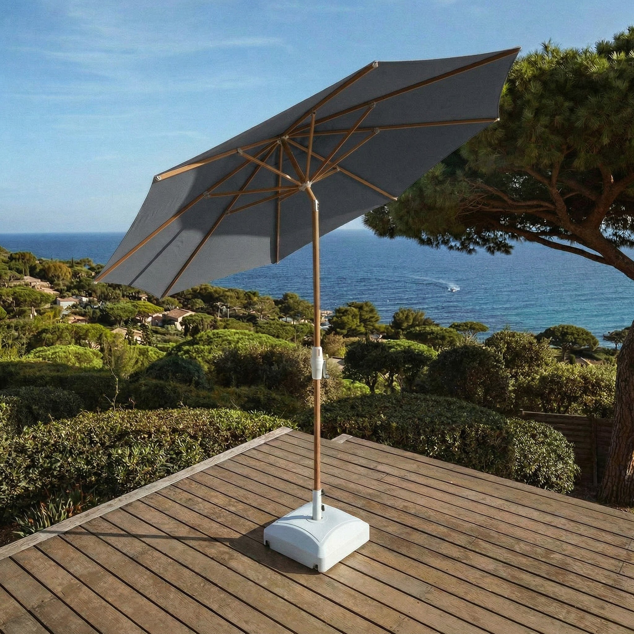 Profi-Sonnenschirm rund Elyra (Ø 3,3 m)