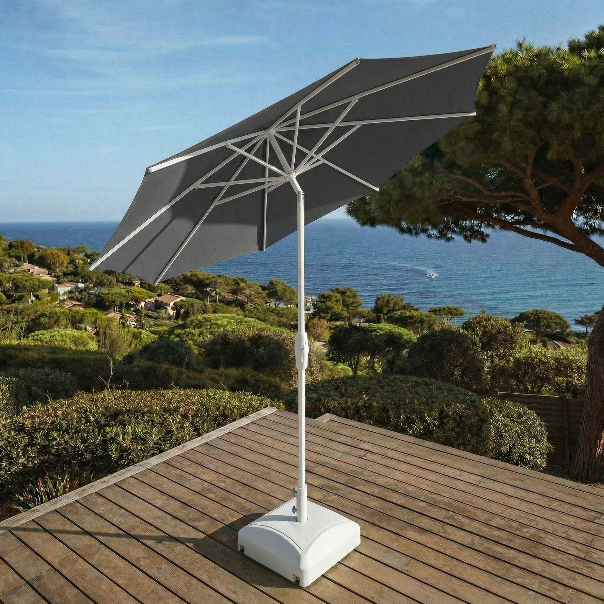 Profi-Sonnenschirm rund Elyra (Ø 3,3 m)