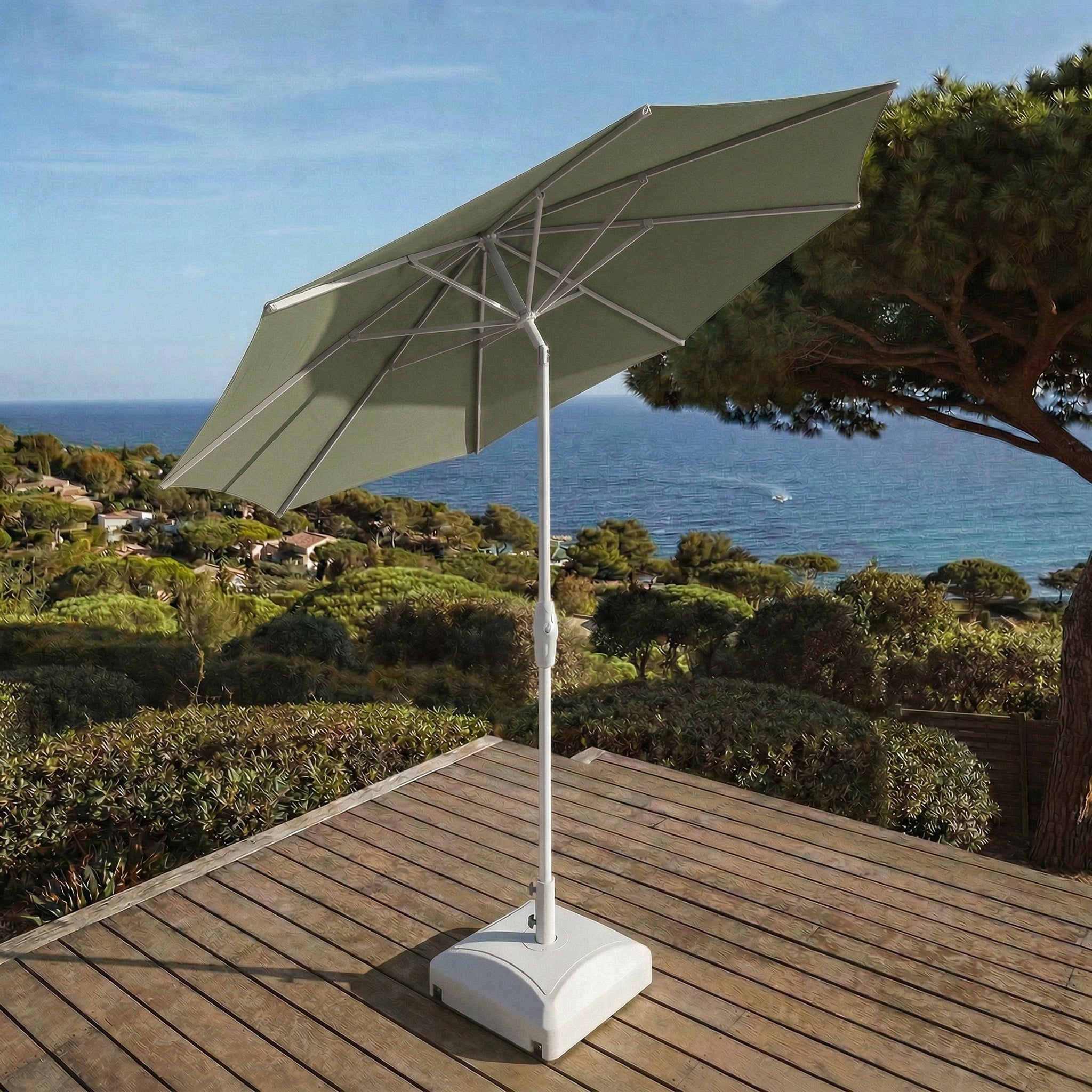 Profi-Sonnenschirm rund Elyra (Ø 3,3 m)