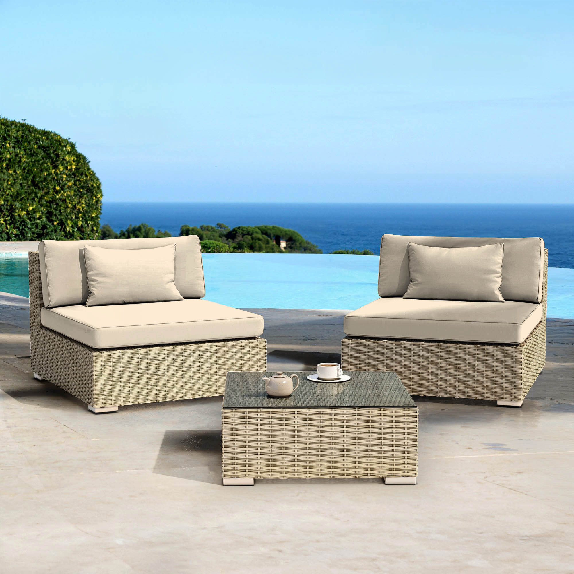 Conjunto de jardim Palma - 2 lugares
