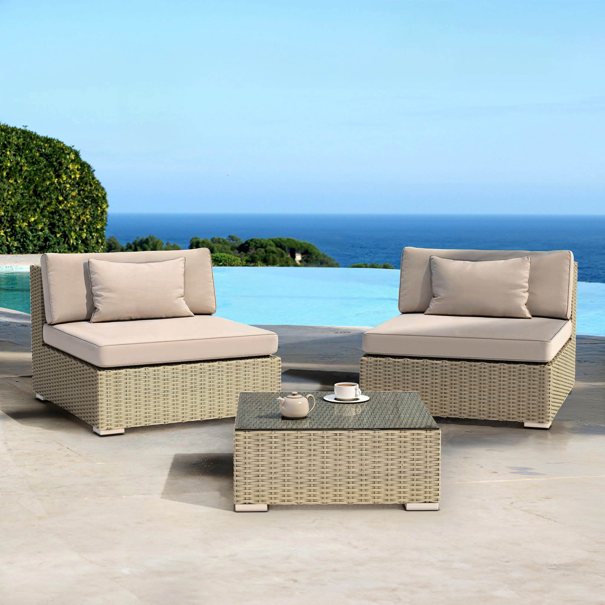 Conjunto de jardim Palma - 2 lugares