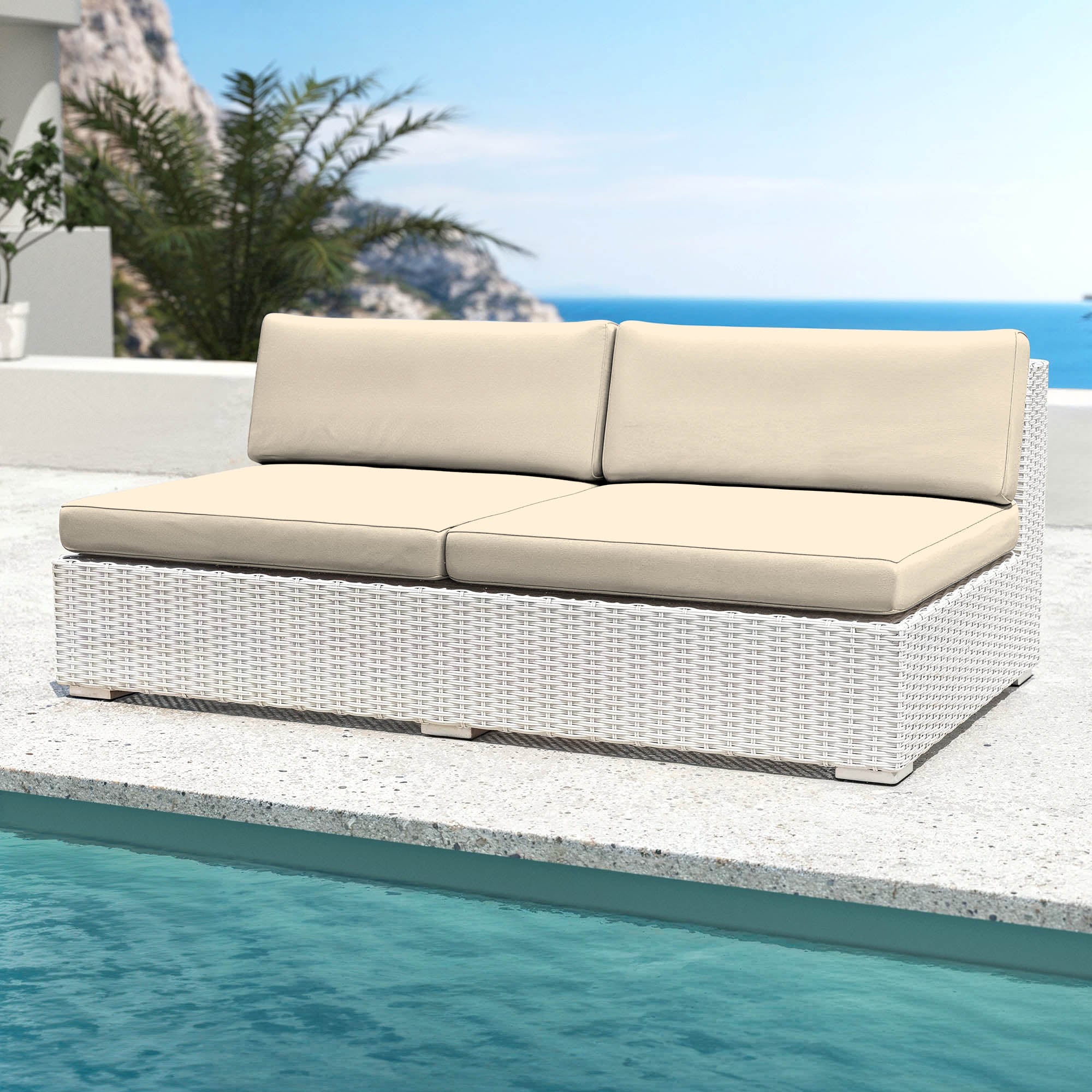 Chauffeuse de jardin 2 places Palma