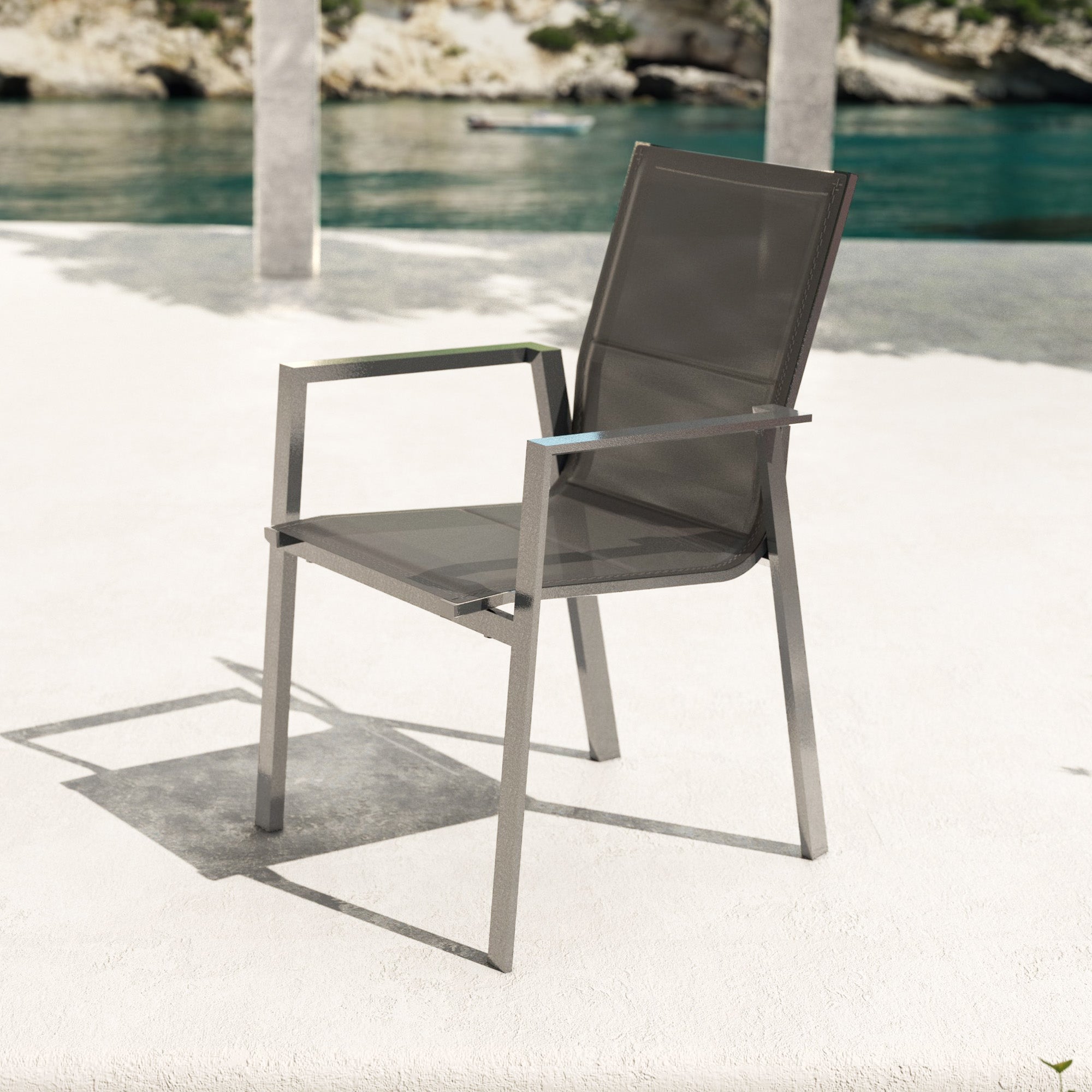 Fauteuil de jardin empilable Portofino