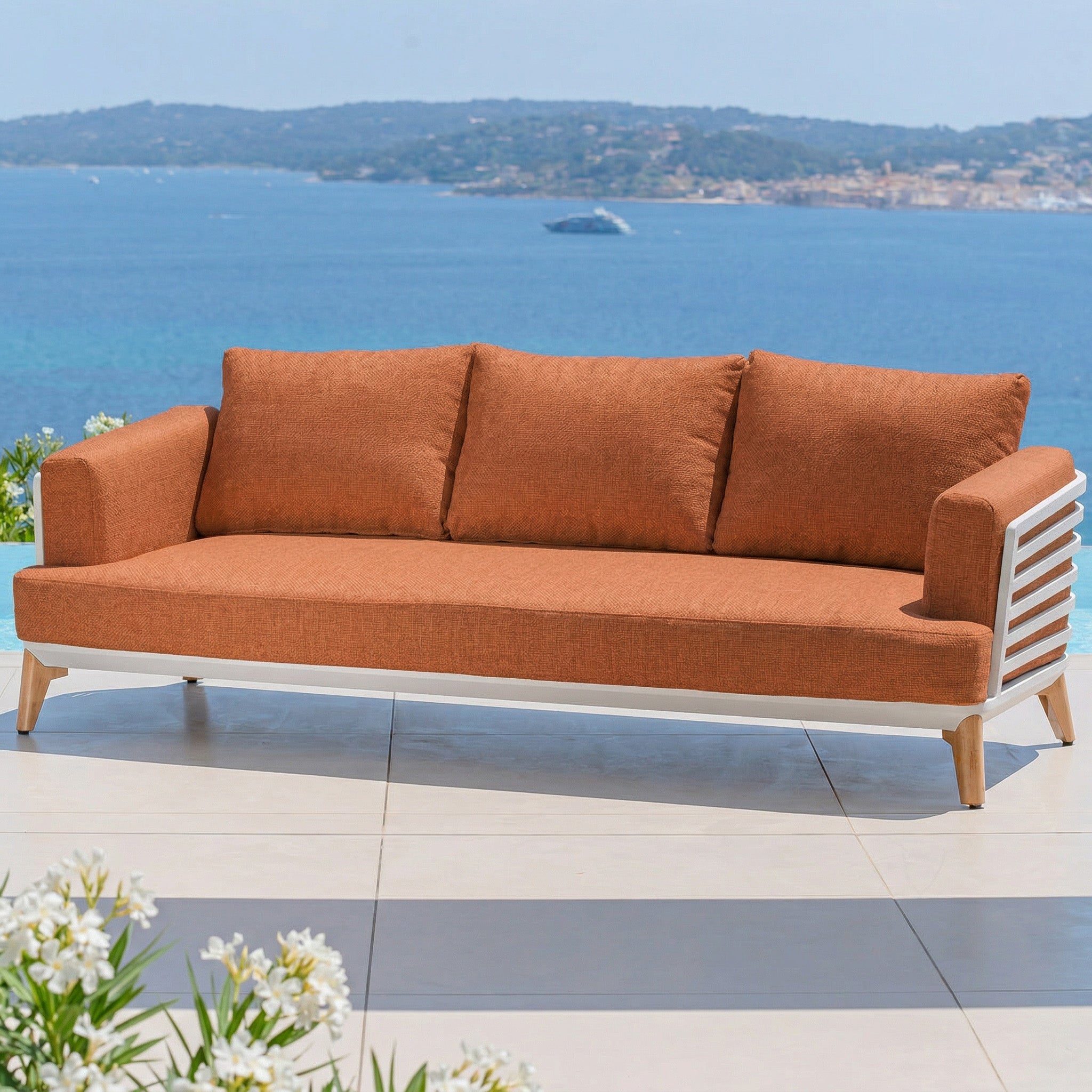 Kissenbezüge für 3-Sitzer-Sofa Monte Carlo