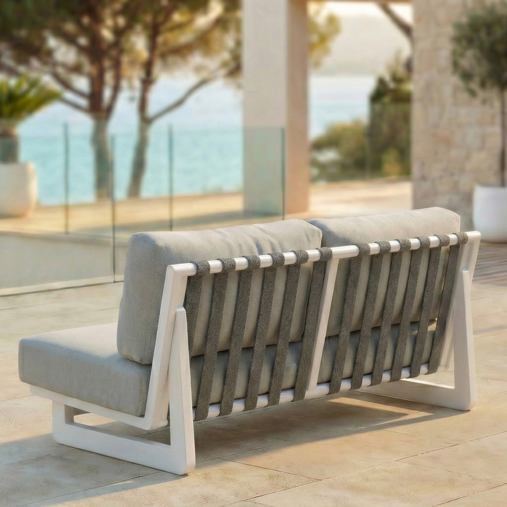 Conjunto de jardim de canto Long Beach - 6 lugares