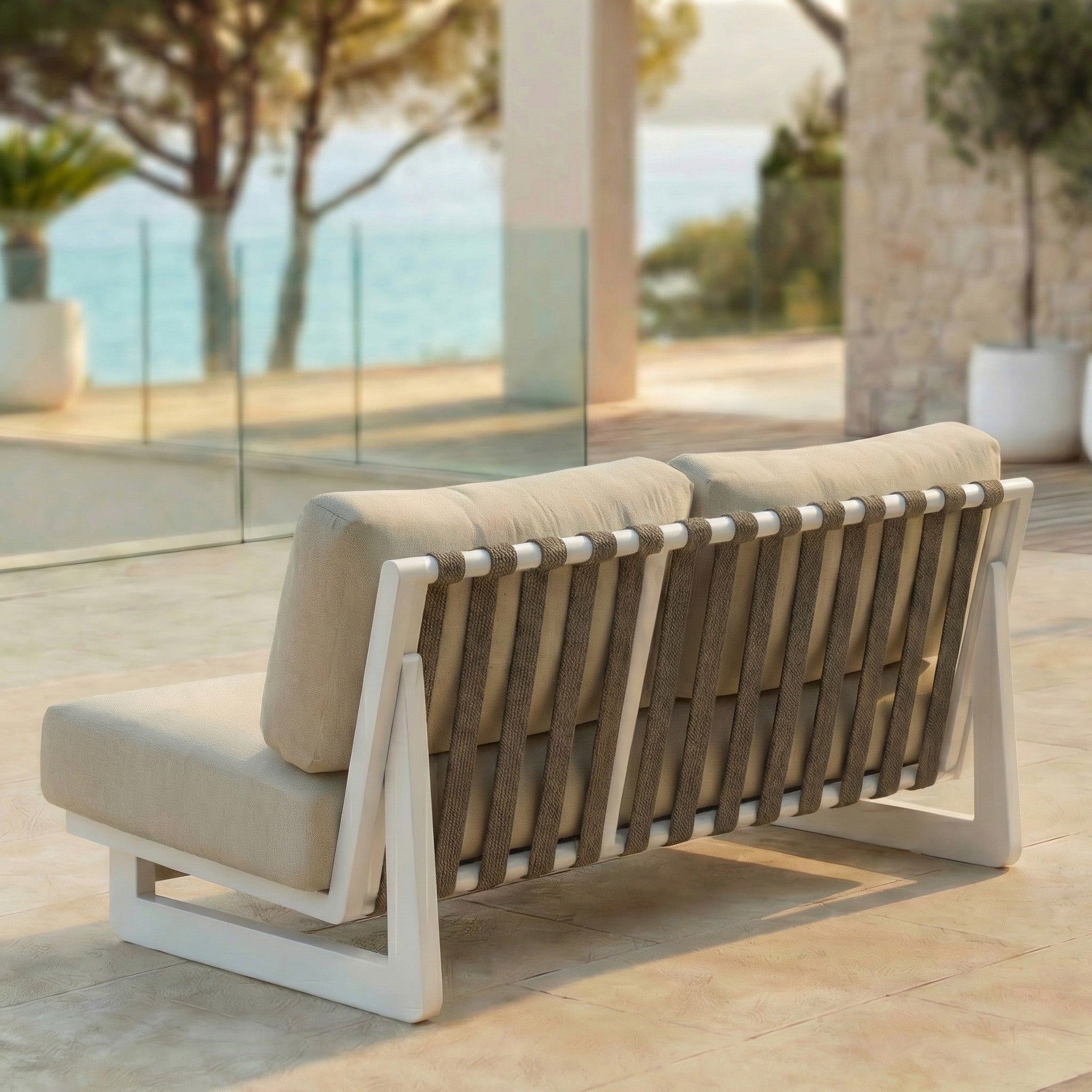 Conjunto de jardim de canto Long Beach - 6 lugares