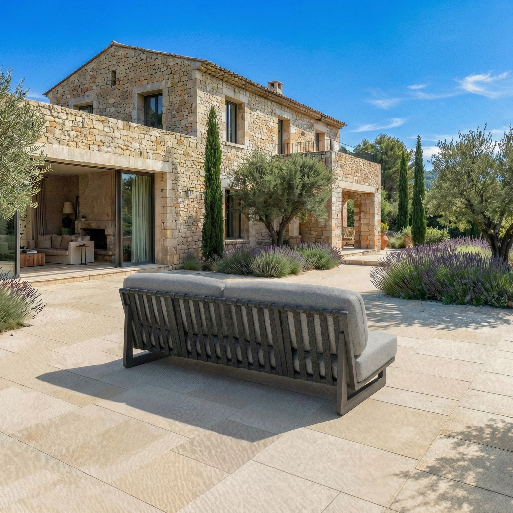 Conjunto de jardim Long Beach - 8 lugares