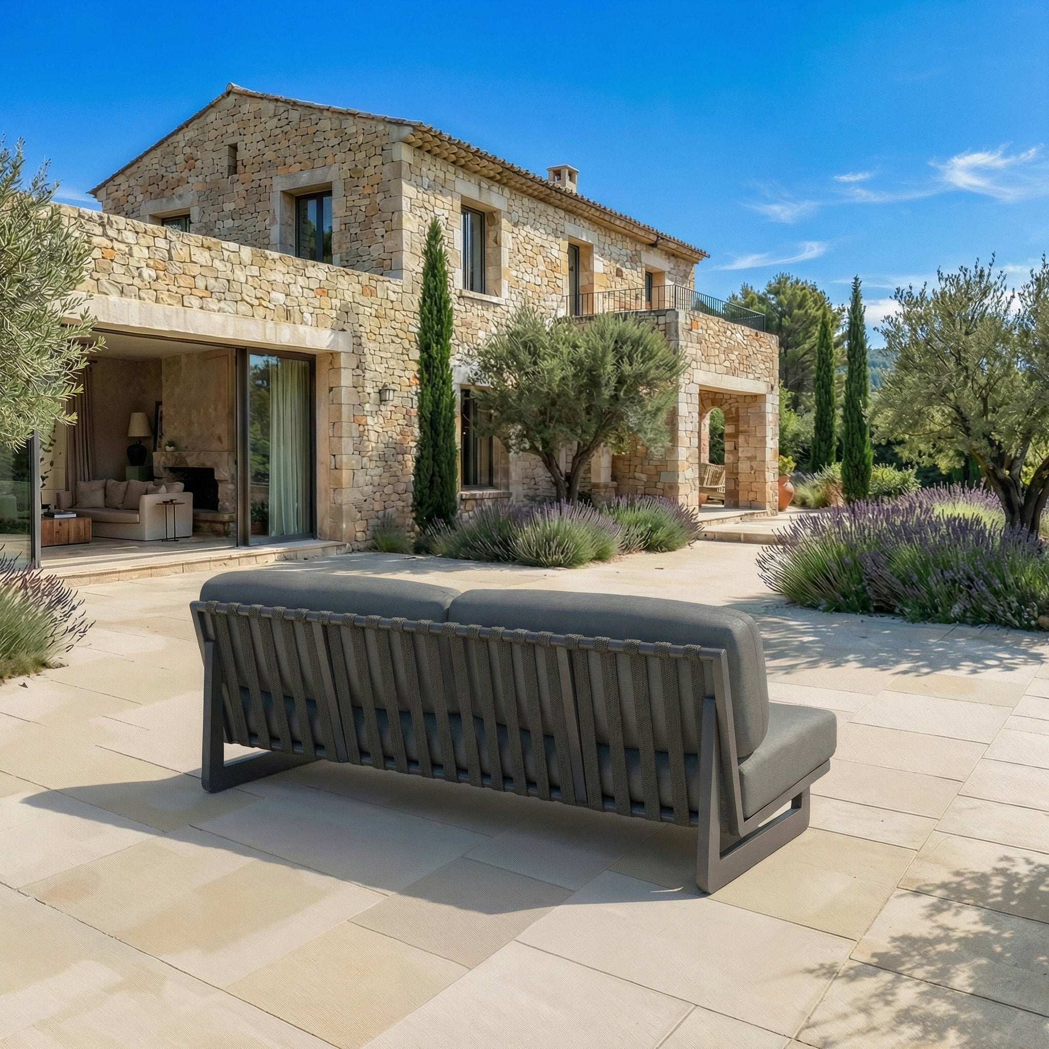 Conjunto de jardim de canto Long Beach - 6 lugares