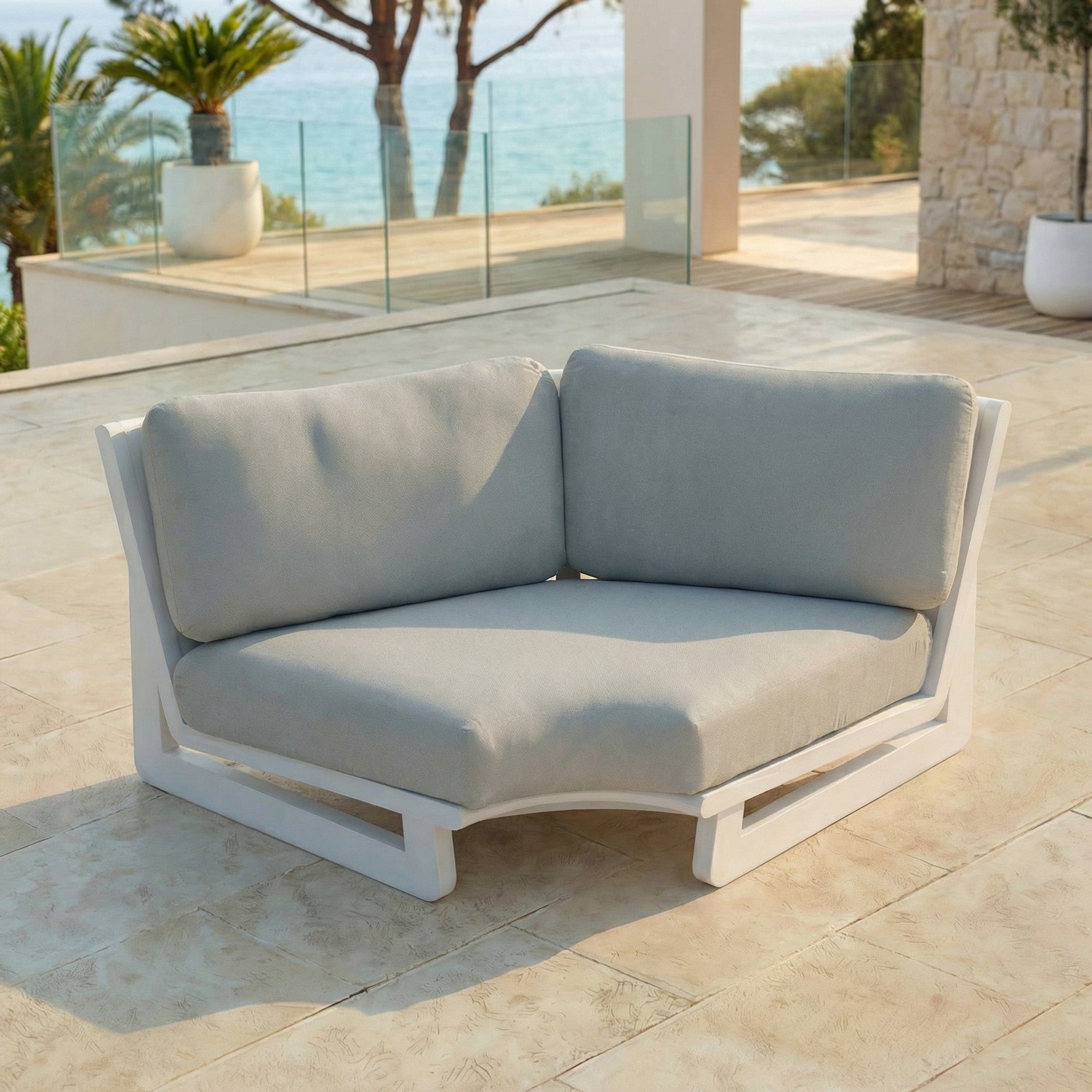 Conjunto de jardim de canto Long Beach - 6 lugares