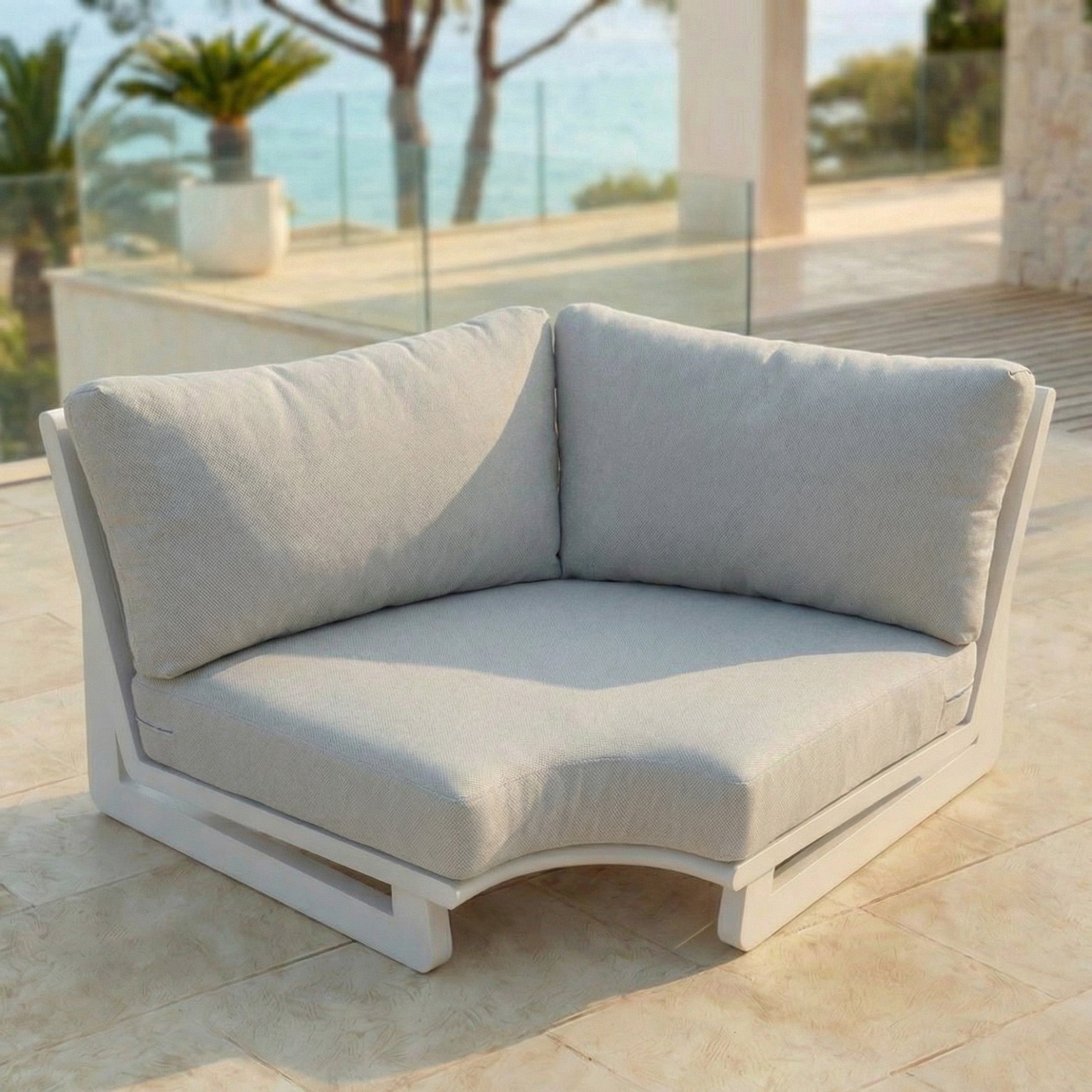 Conjunto de jardim de canto Long Beach - 6 lugares