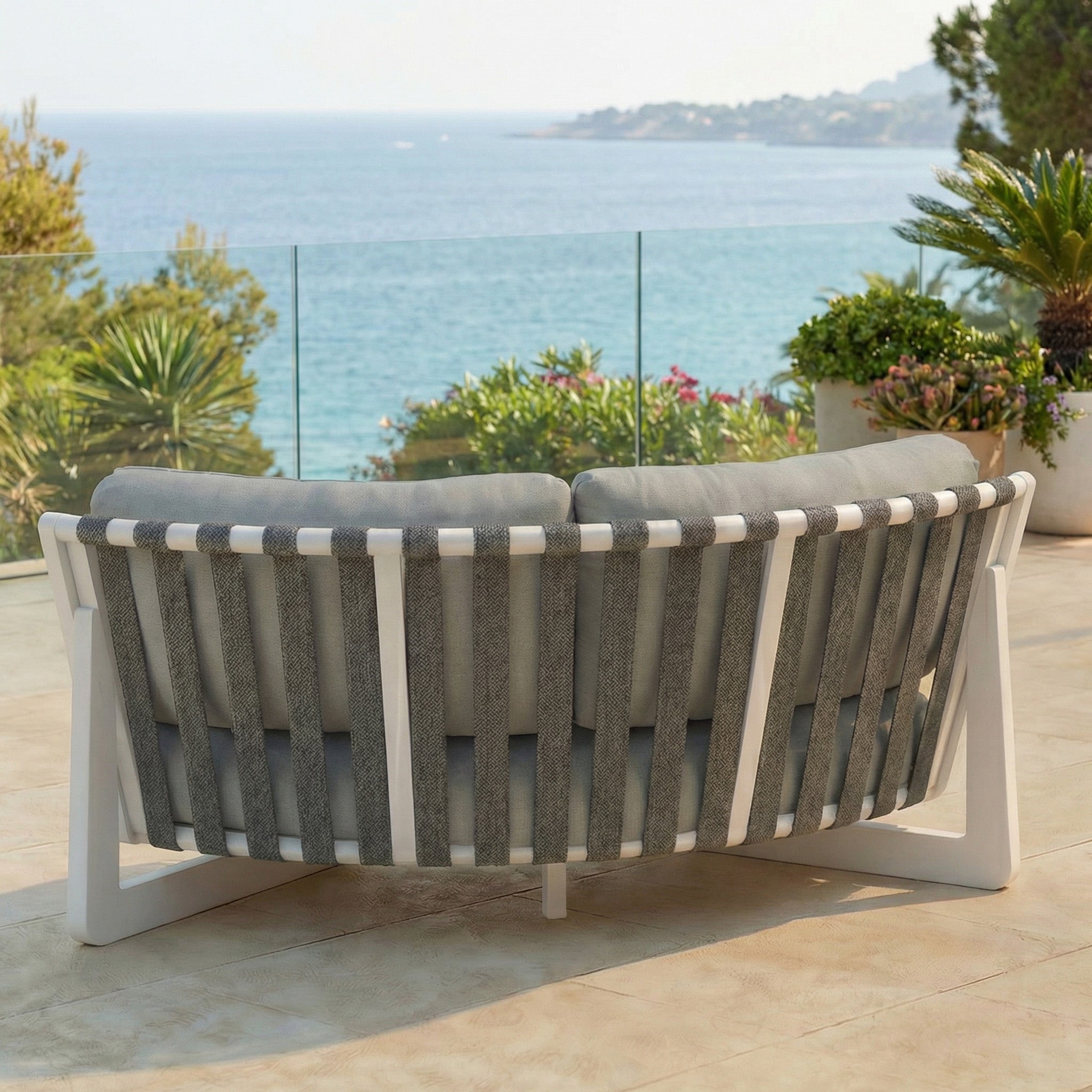 Conjunto de jardim de canto Long Beach - 5 lugares