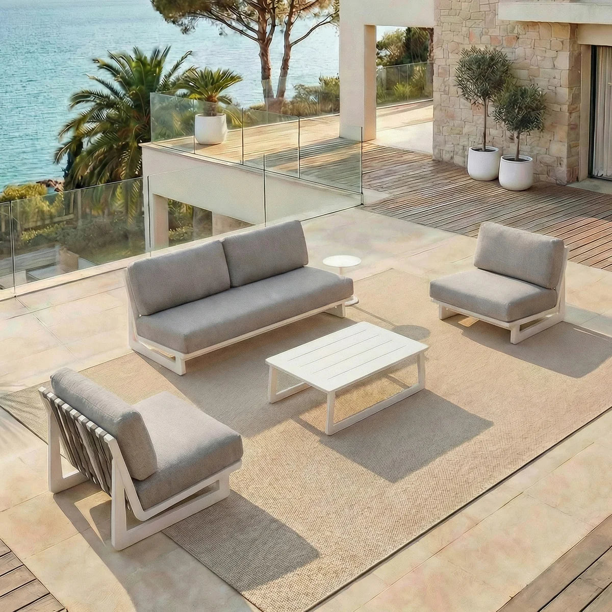 Gartenlounge Long Beach – 4 Plätze (UK)