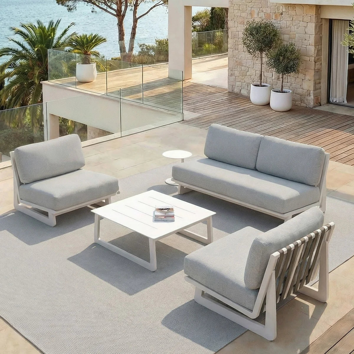 Gartenlounge Long Beach – 4 Plätze (UK)