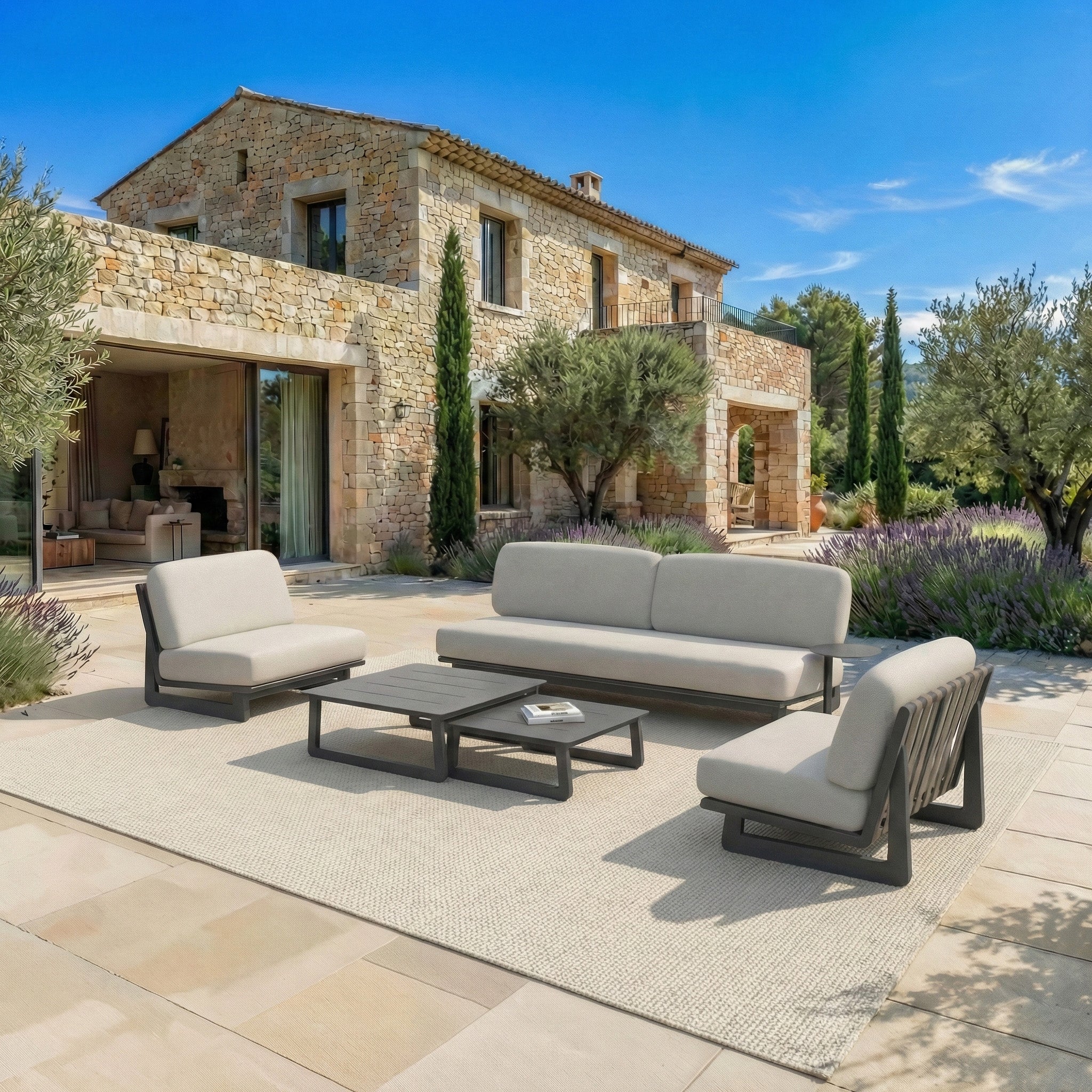 Conjunto de jardim Long Beach - 5 lugares