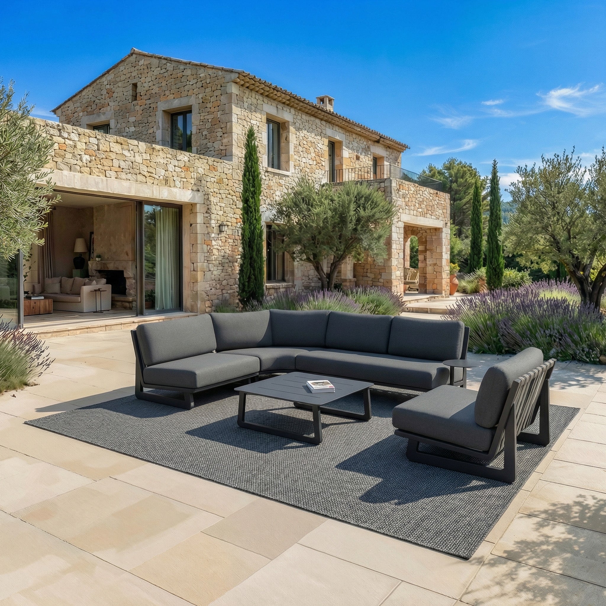 Conjunto de jardim de canto Long Beach - 5 lugares