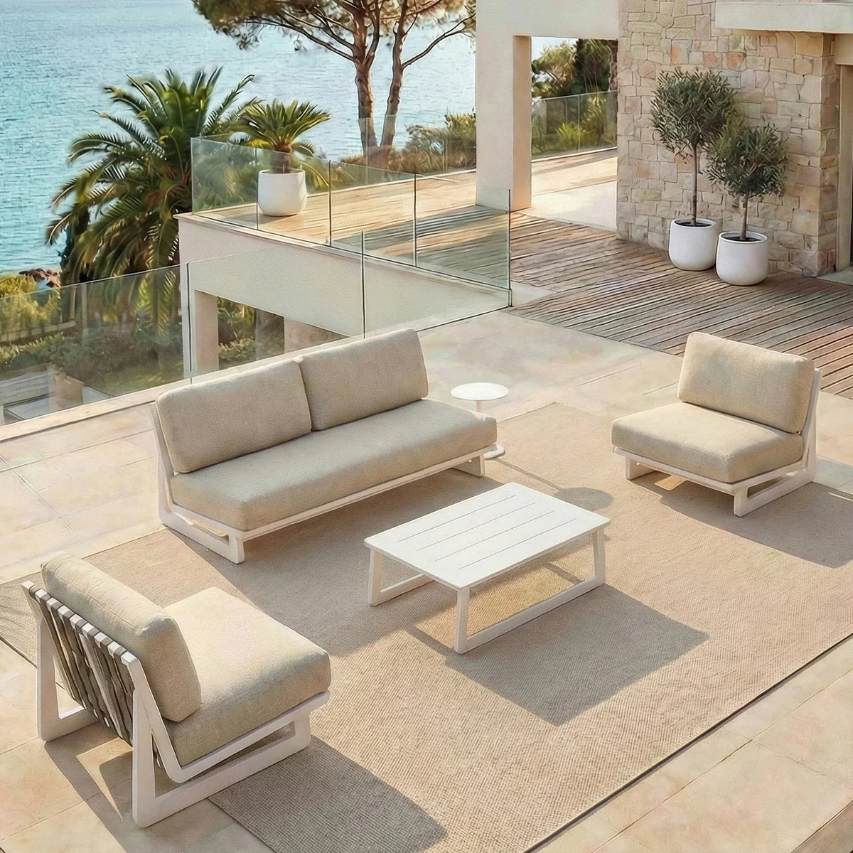 Gartenlounge Long Beach – 4 Plätze (UK)