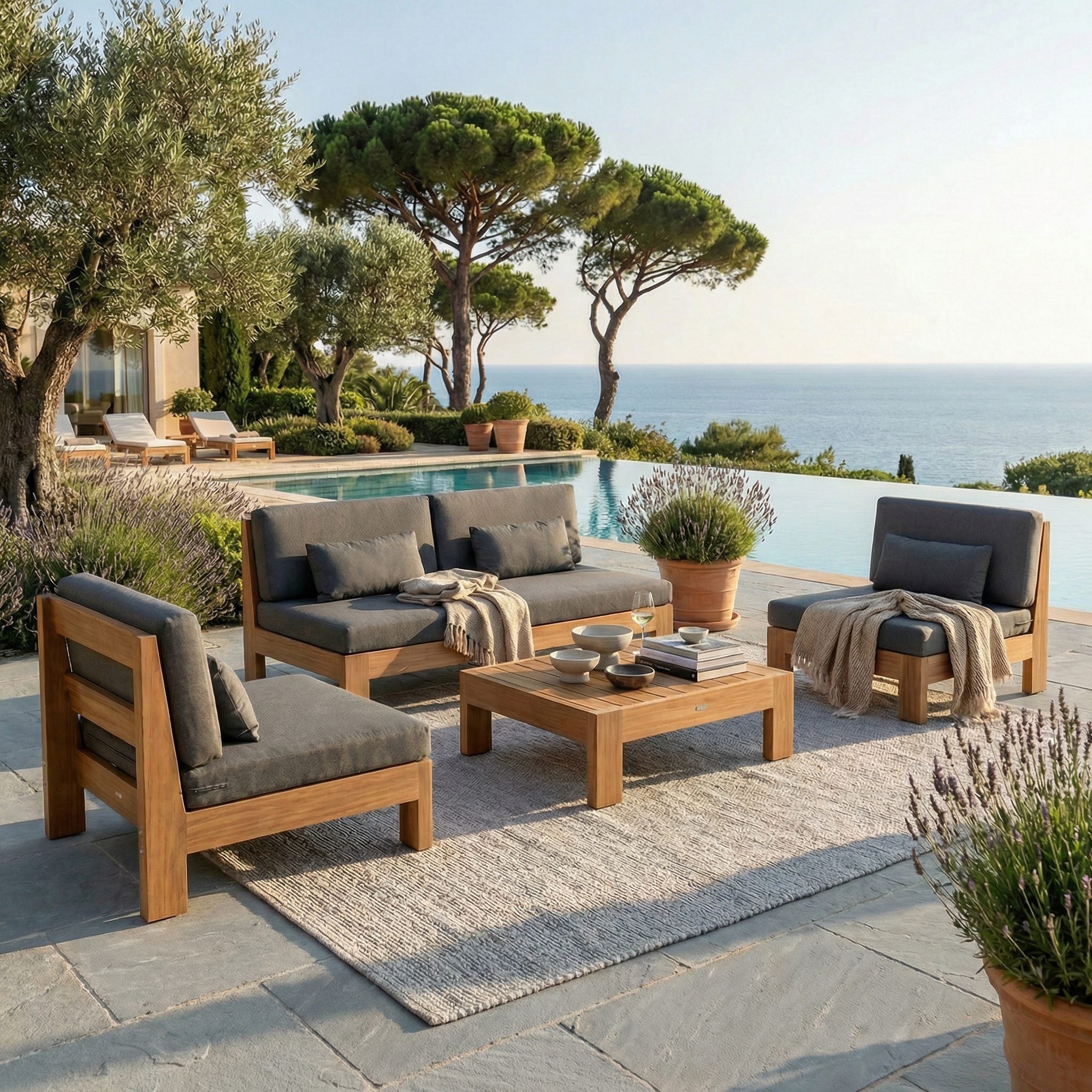 Borneo garden lounge armchair