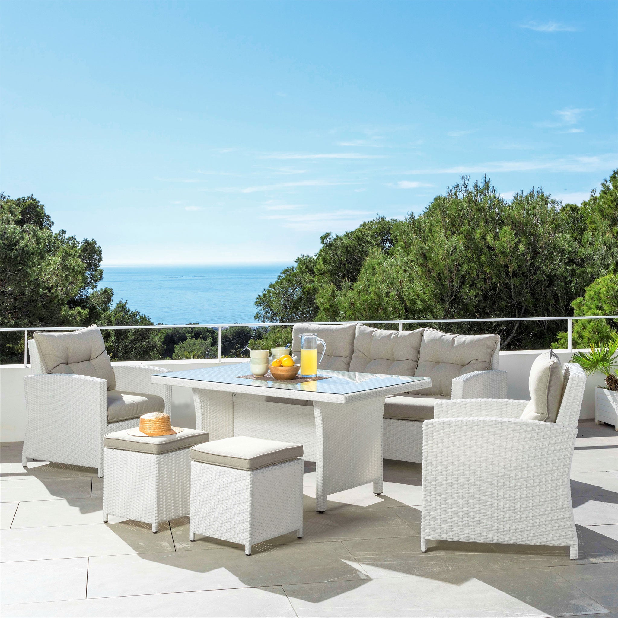 Coussins de remplacement pour salon de jardin Tivoli