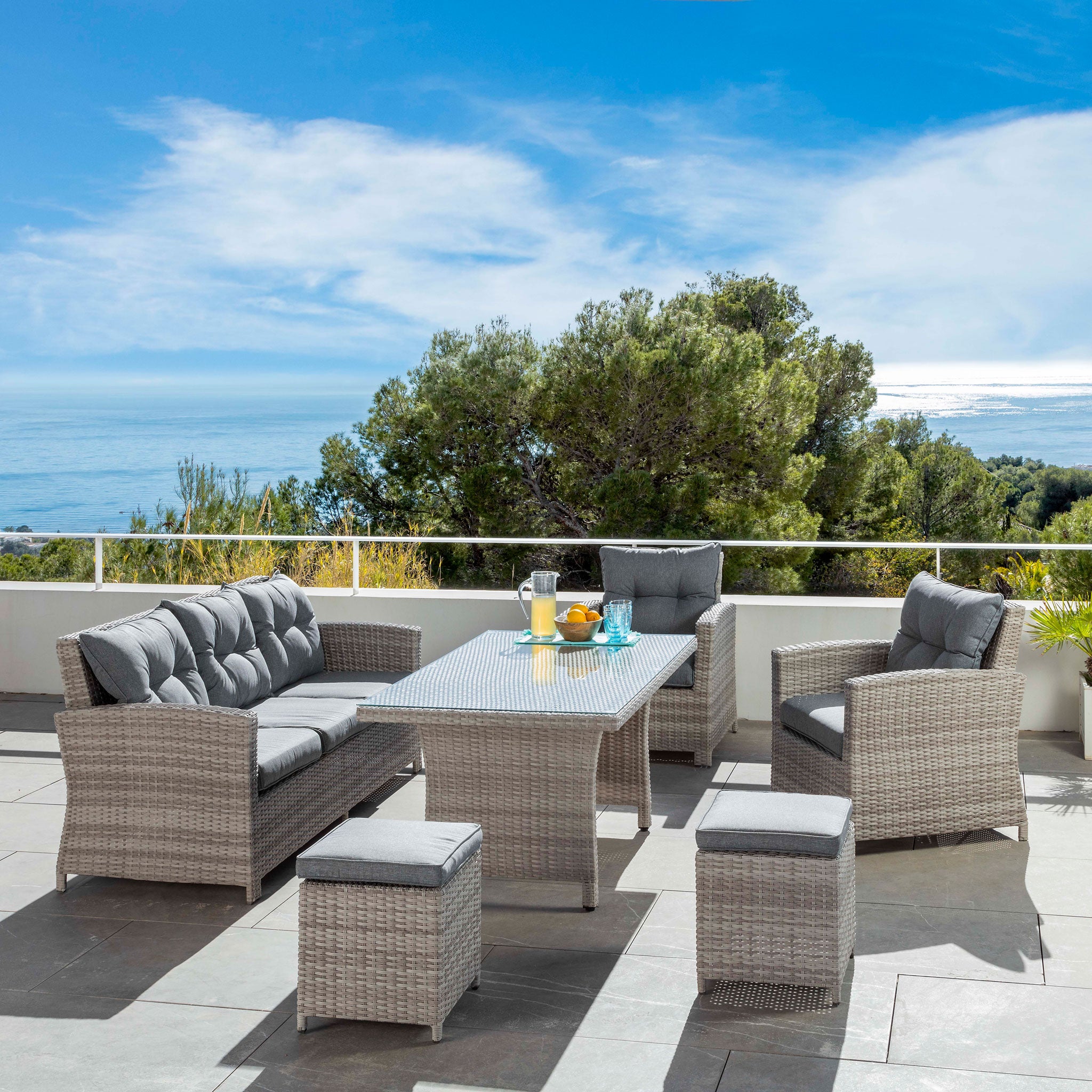 Coussins de remplacement pour salon de jardin Tivoli