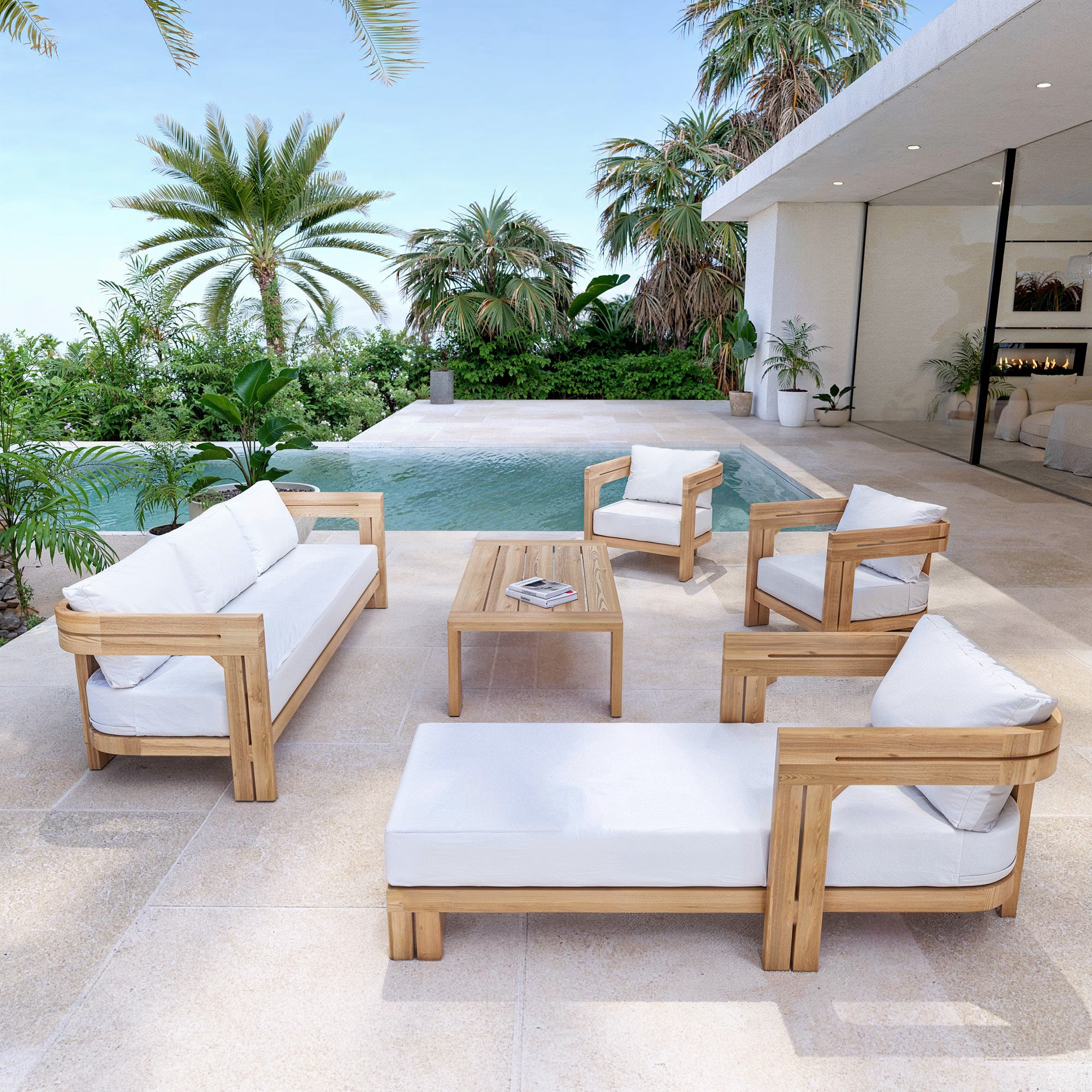 Salon de jardin Zanzibar - 5 places