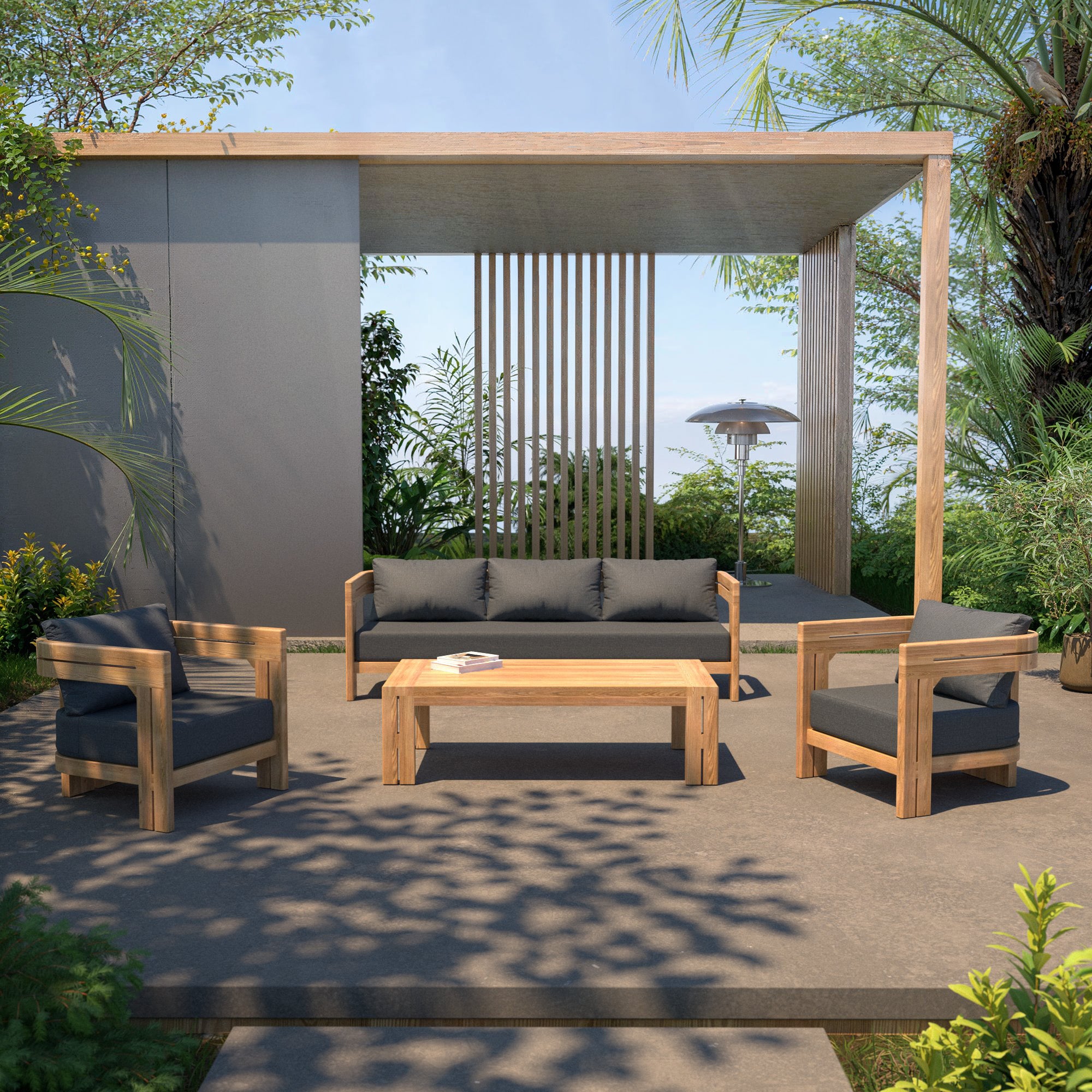 Salon de jardin Zanzibar - 5 places