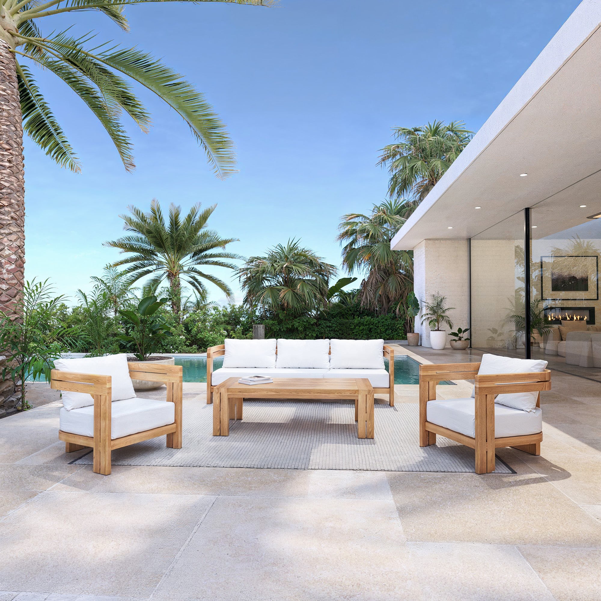 Salon de jardin Zanzibar - 5 places