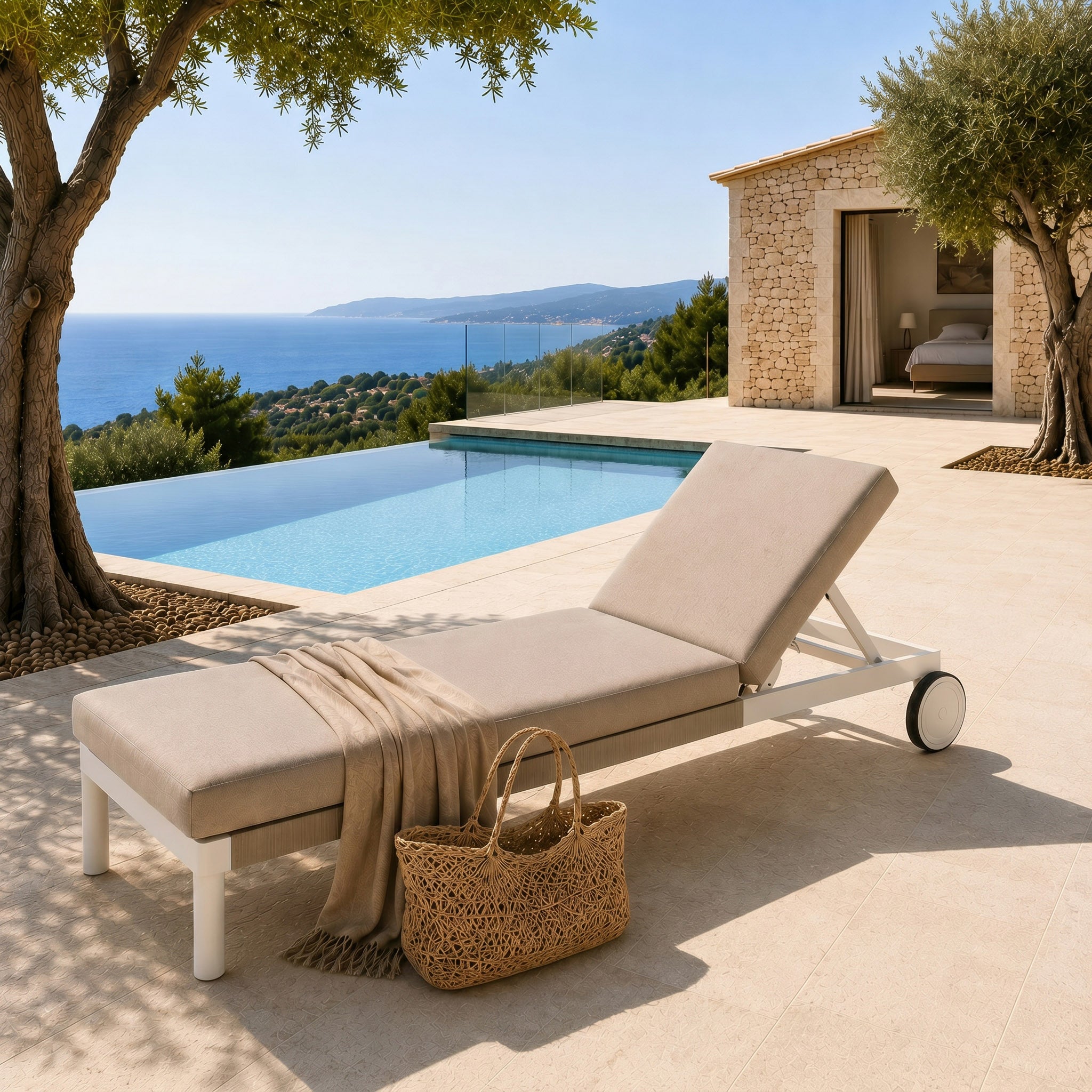 Transat en aluminium Amalfi