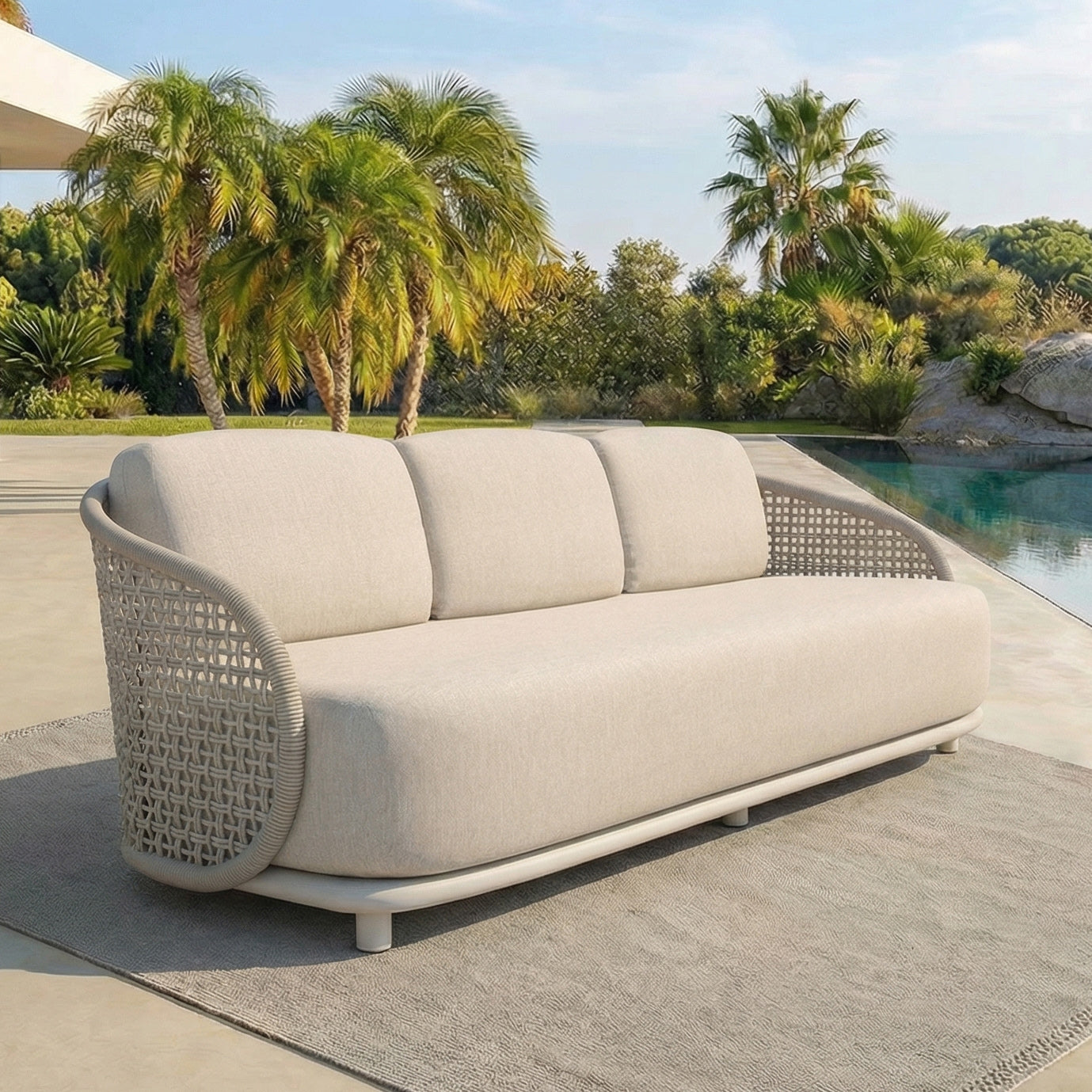 Salon de jardin Riviera - 7 places