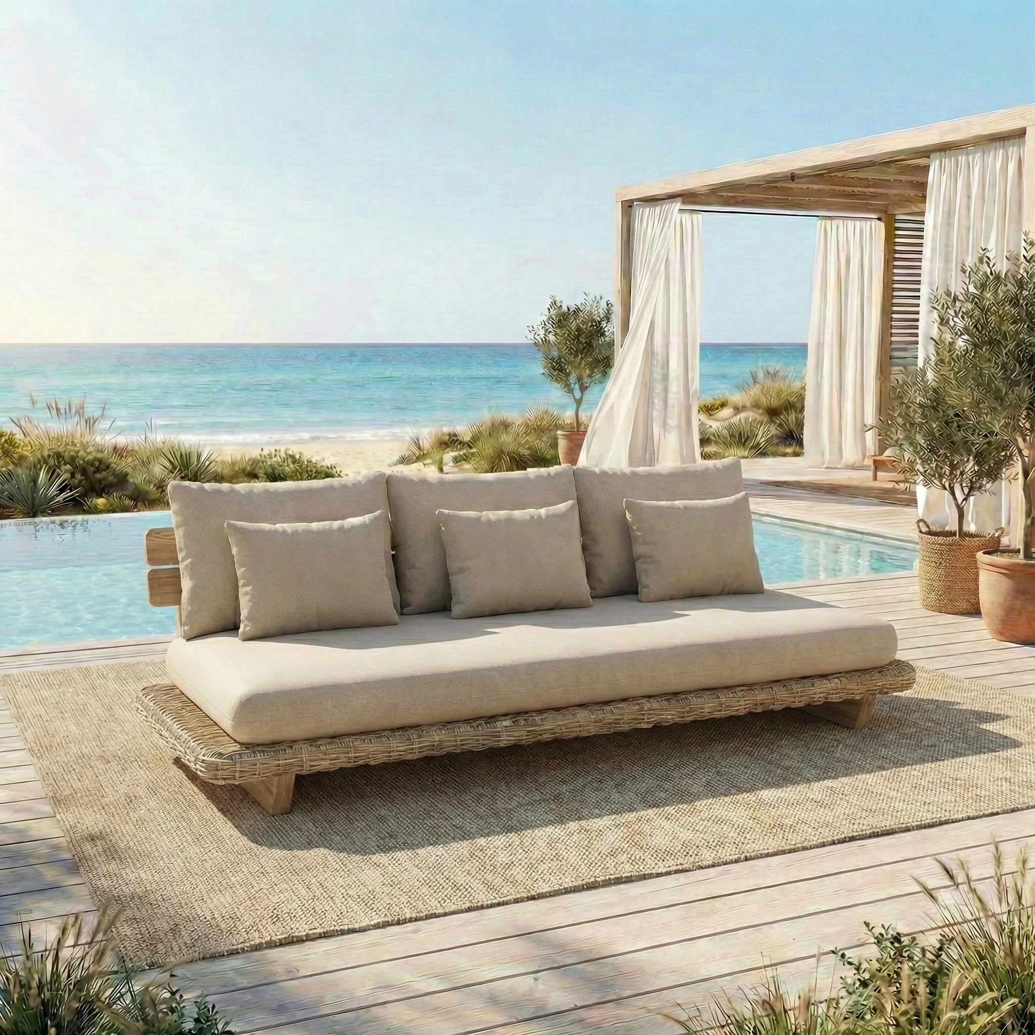 Conjunto de jardim Palawan - 5 lugares