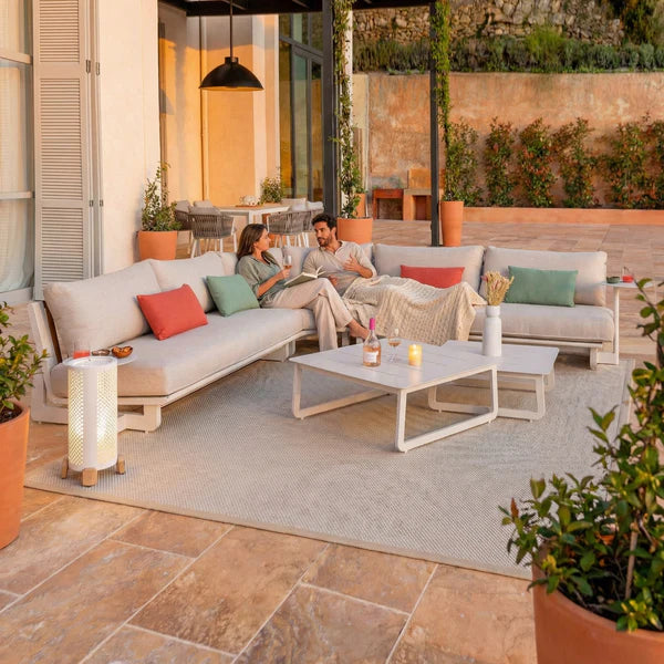 Eck-Gartenlounge Long Beach – 5 Plätze (UK)