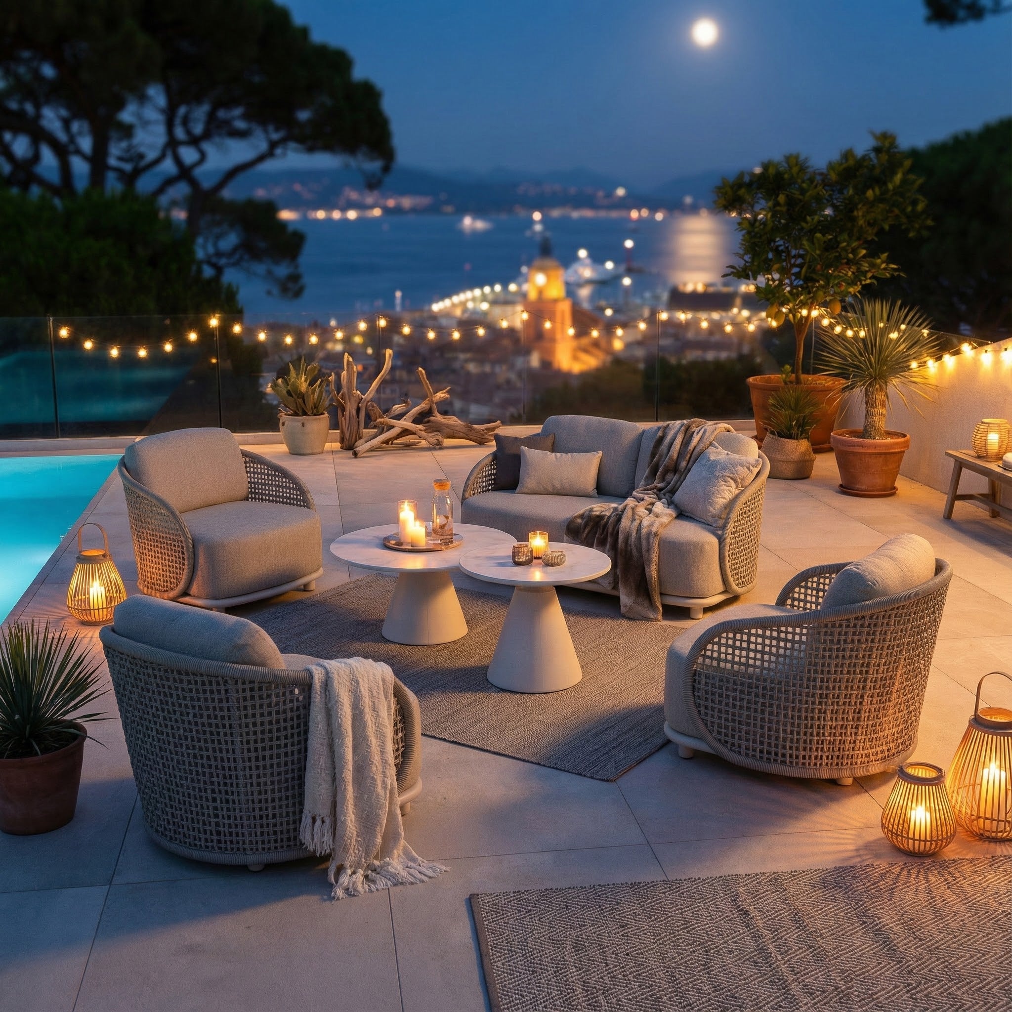 Salon de jardin Riviera - 4 places