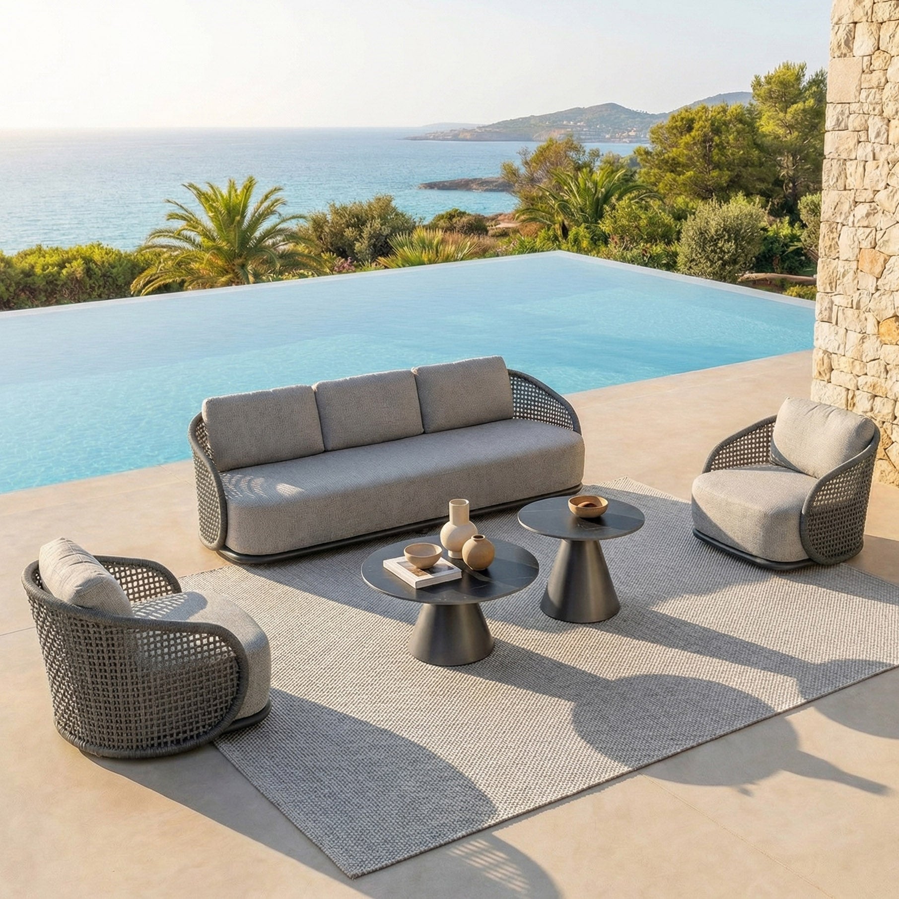 Salon de jardin Riviera - 5 places